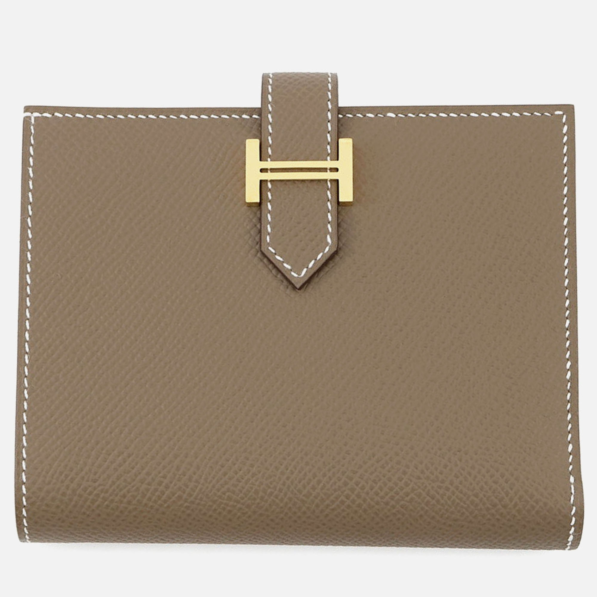 

Hermes Bean Compact Etoupe Epsom, Brown