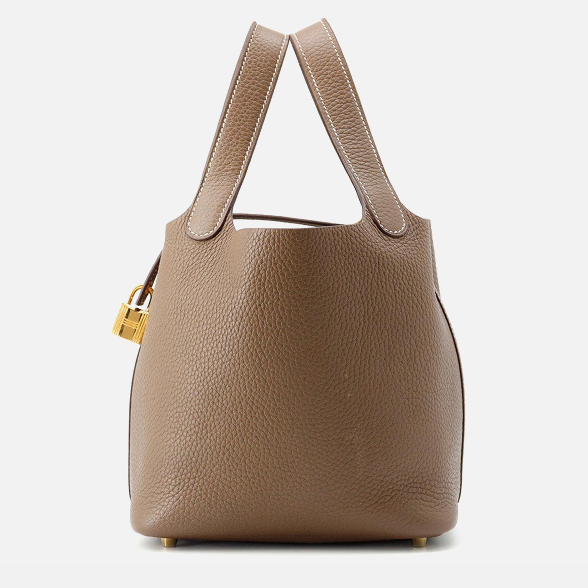 

Hermes Picotin Lock Etoupe Taurillon Clemence 18, Brown