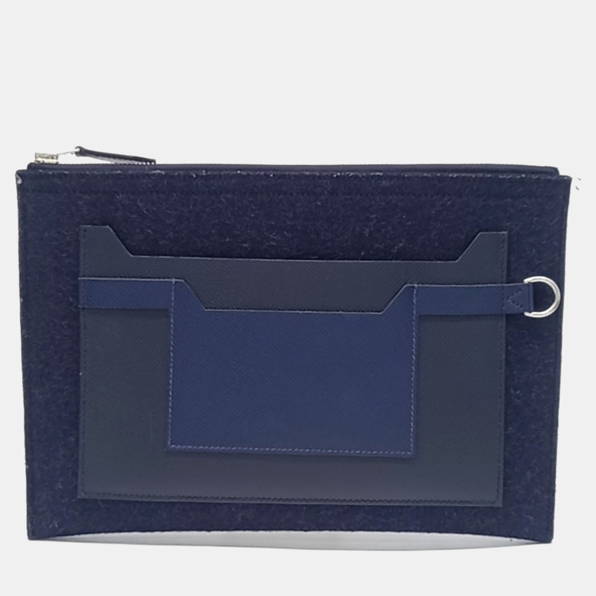 

Hermes Navy Blue Fabric and Leather Todo 29 Colorblock