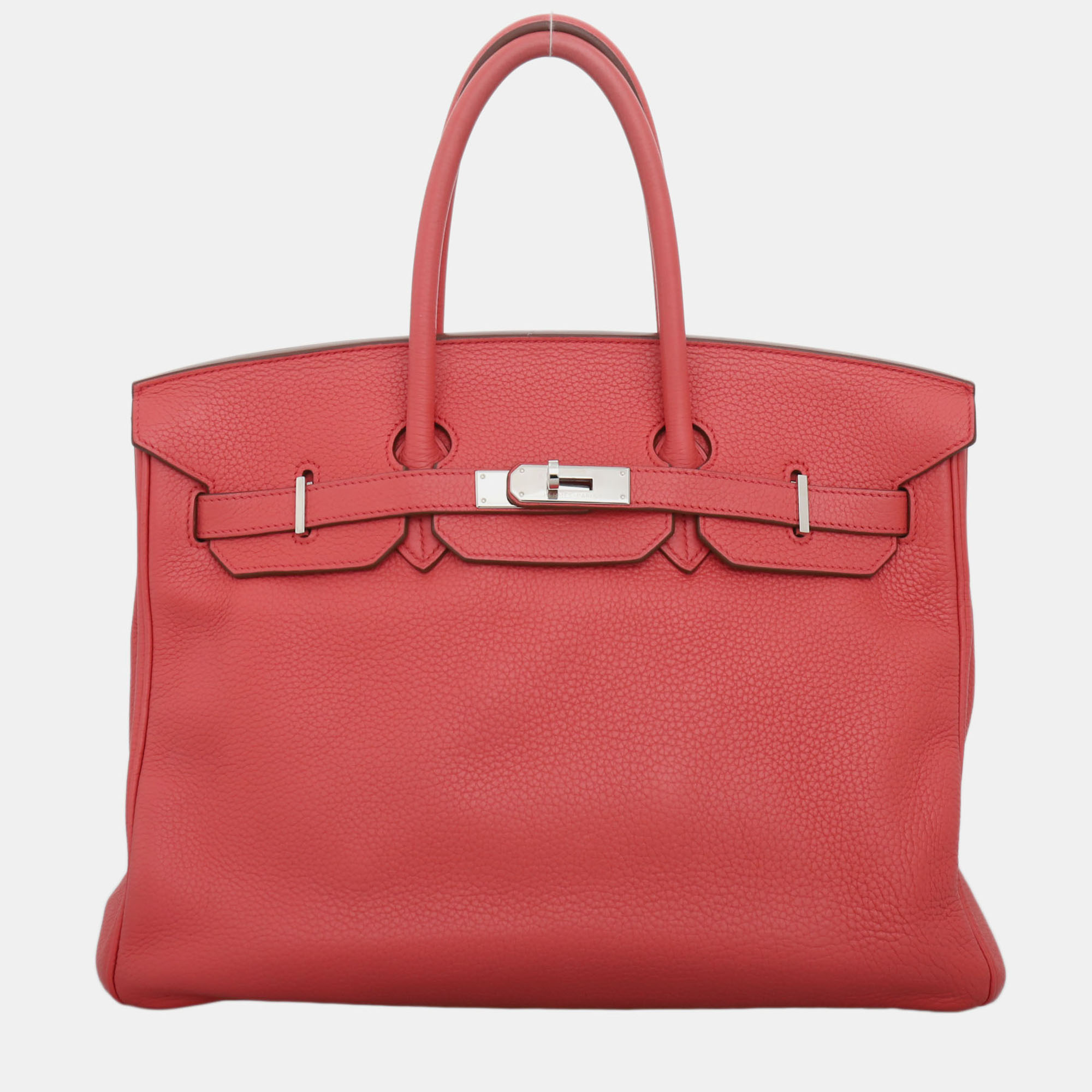 

Hermes Birkin 35 Red Leather Bag
