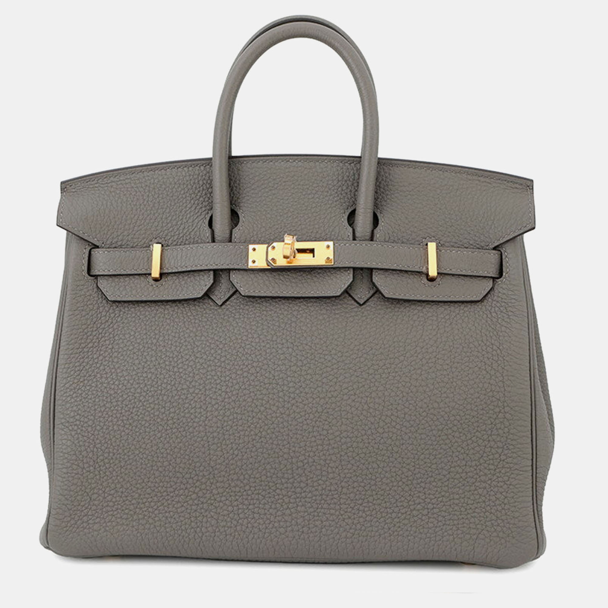 

Hermes Birkin Gris Meyer Togo Leather Size, Grey