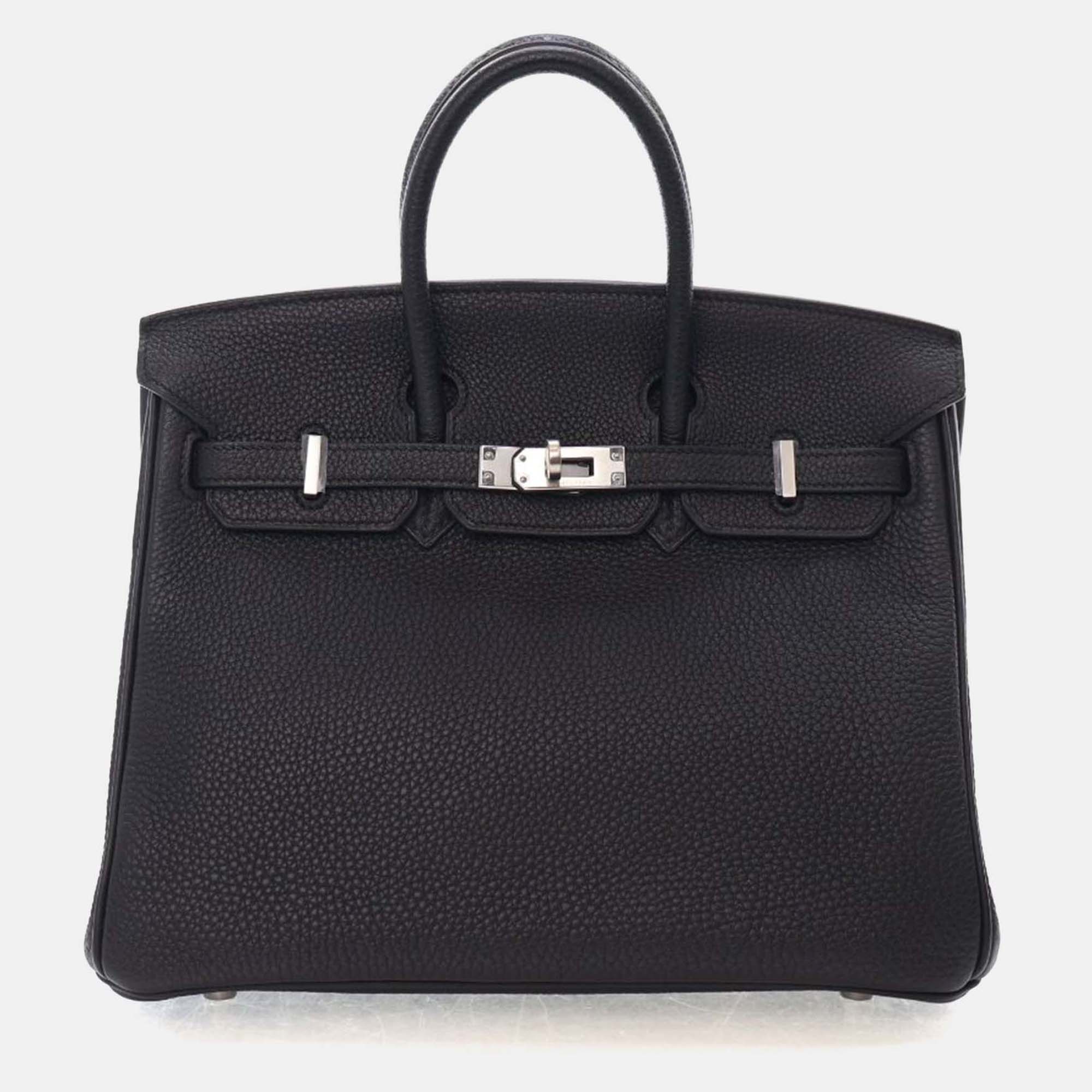 

Hermes Noir Togo Birkin 25, Black