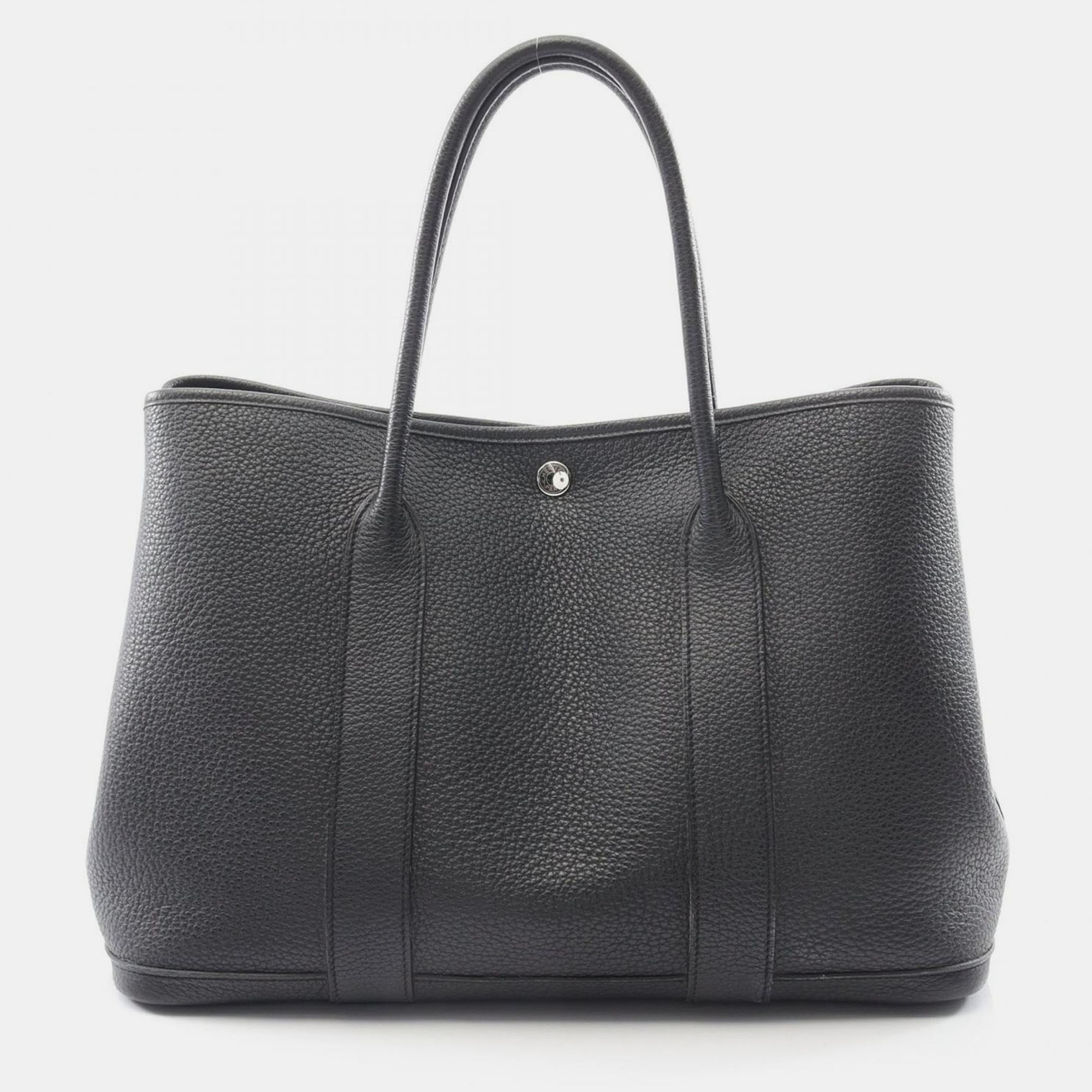 

Hermes Garden Party 36 Black Negonda Leather Tote Bag