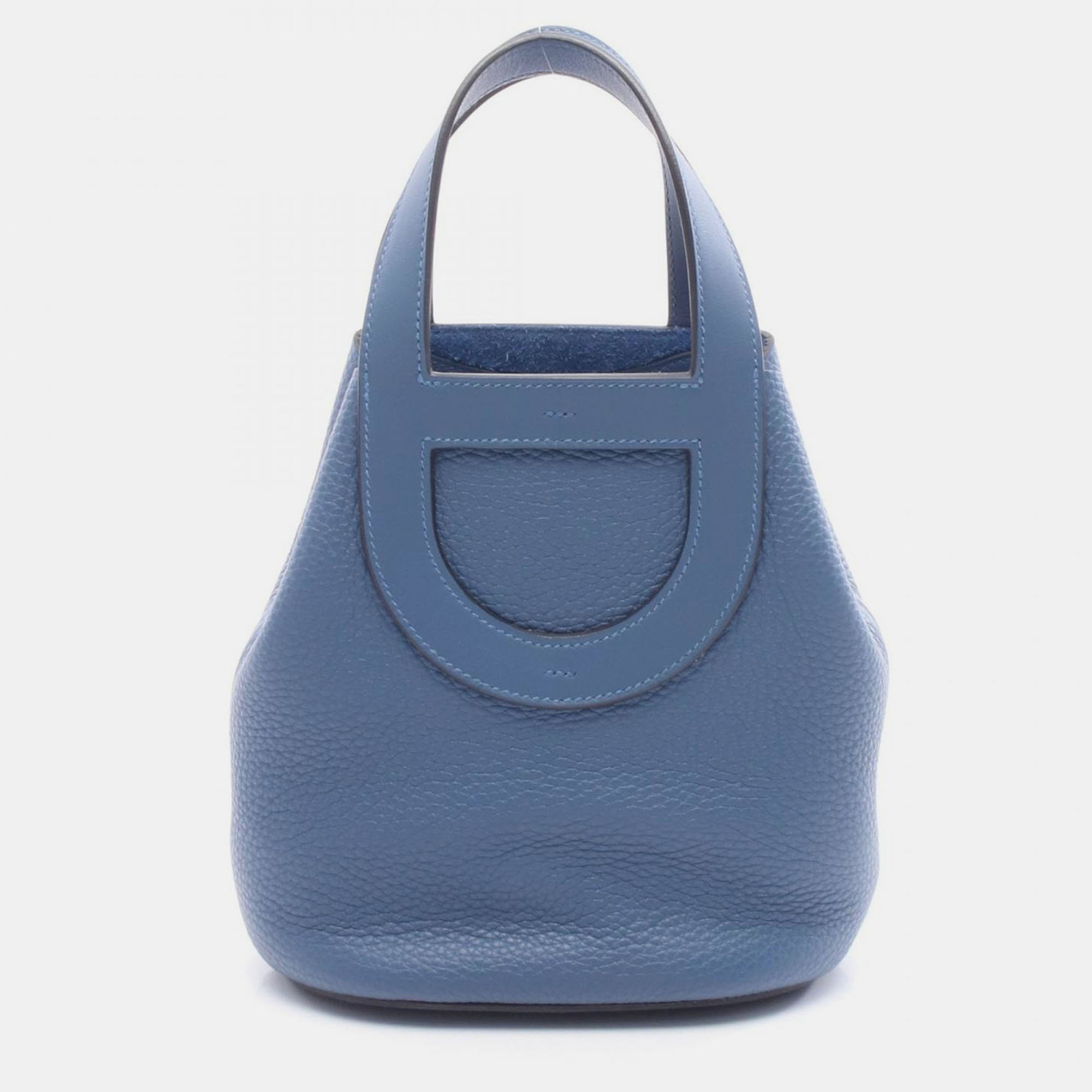 

Hermes In The Loop 18 Blue Tone Taurillon Clemence Leather Shoulder Bag