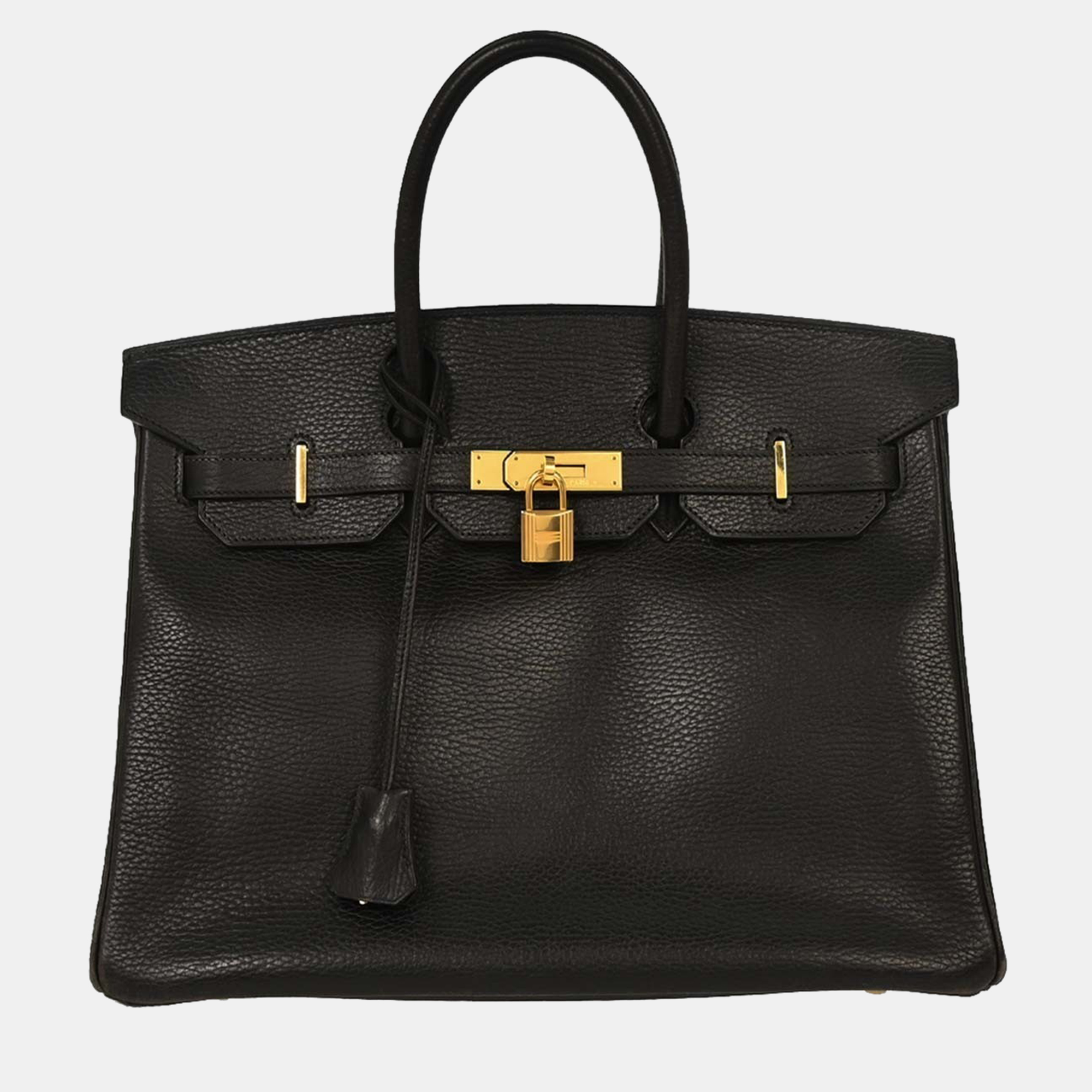 

Hermes Birkin 35 Black Ardennes Handbag