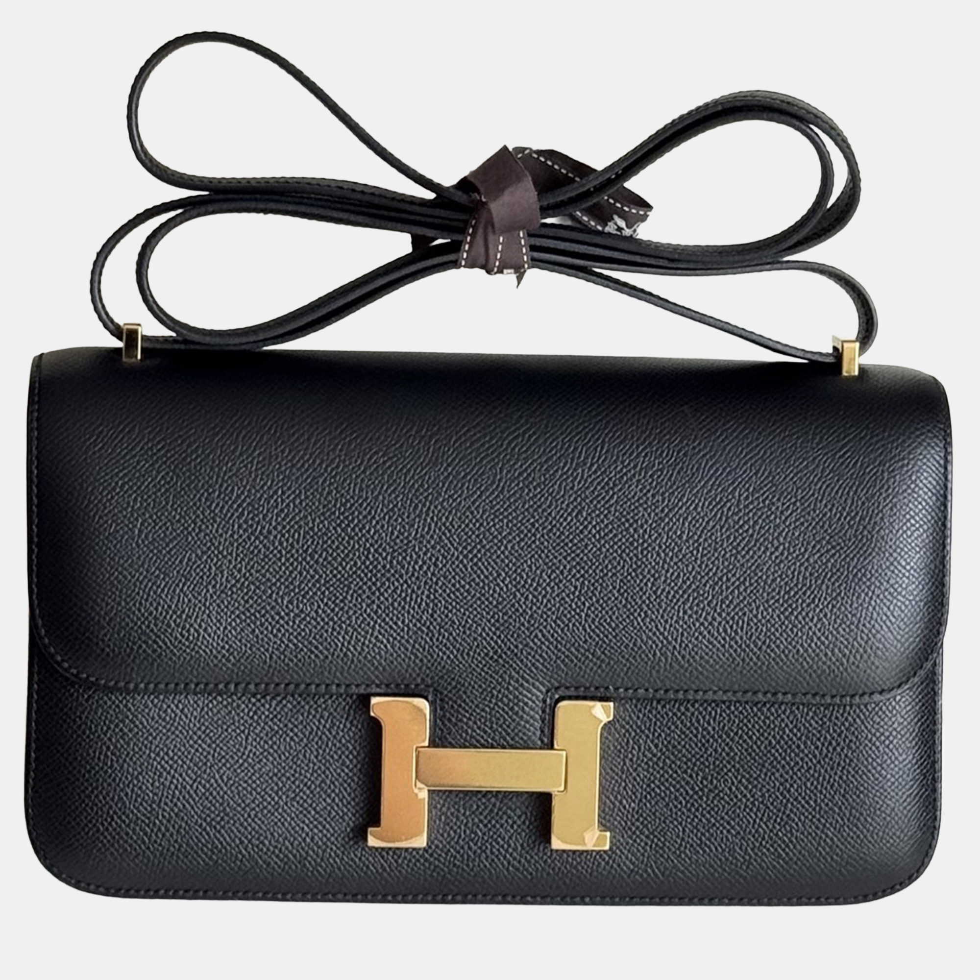 

Hermes Constance Elan Black Epsom Leather with Gold Hardware