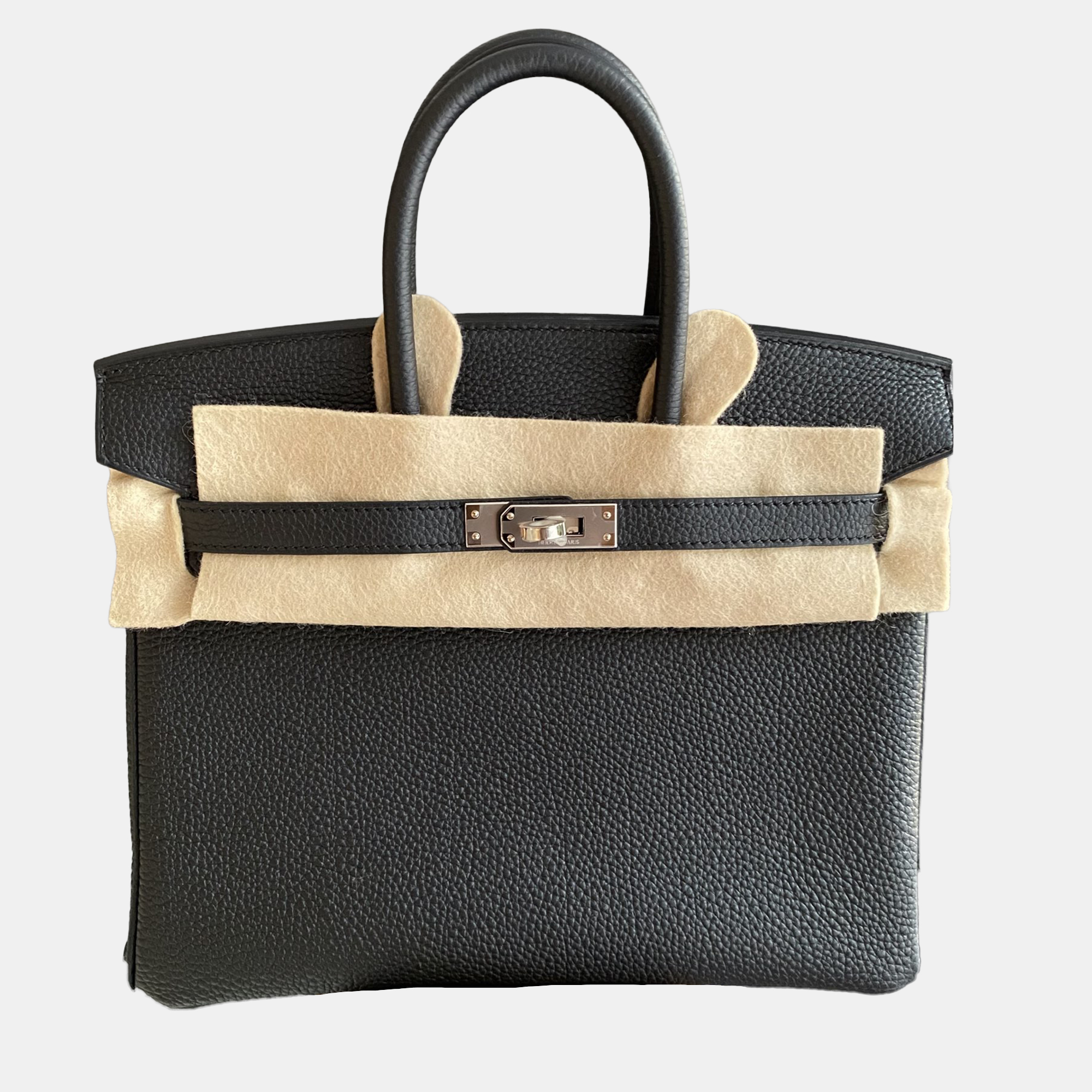 

Hermes Birkin 25 Black Togo Leather Palladium Hardware