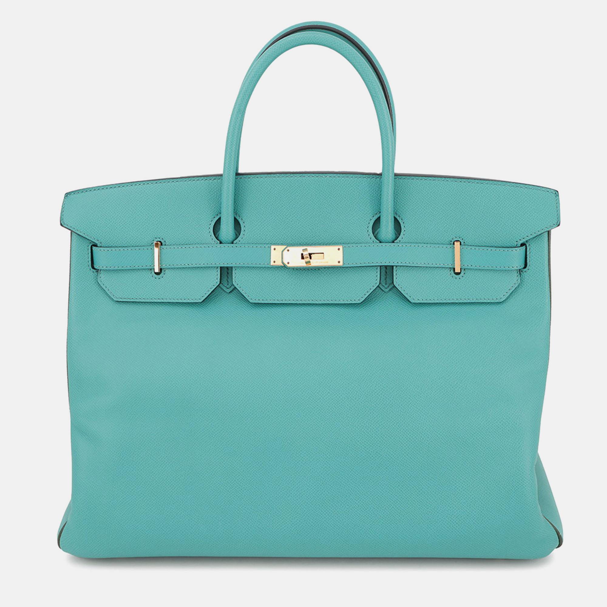 

Hermes Birkin Spo Blue Paon/Pelouse Epsom Size