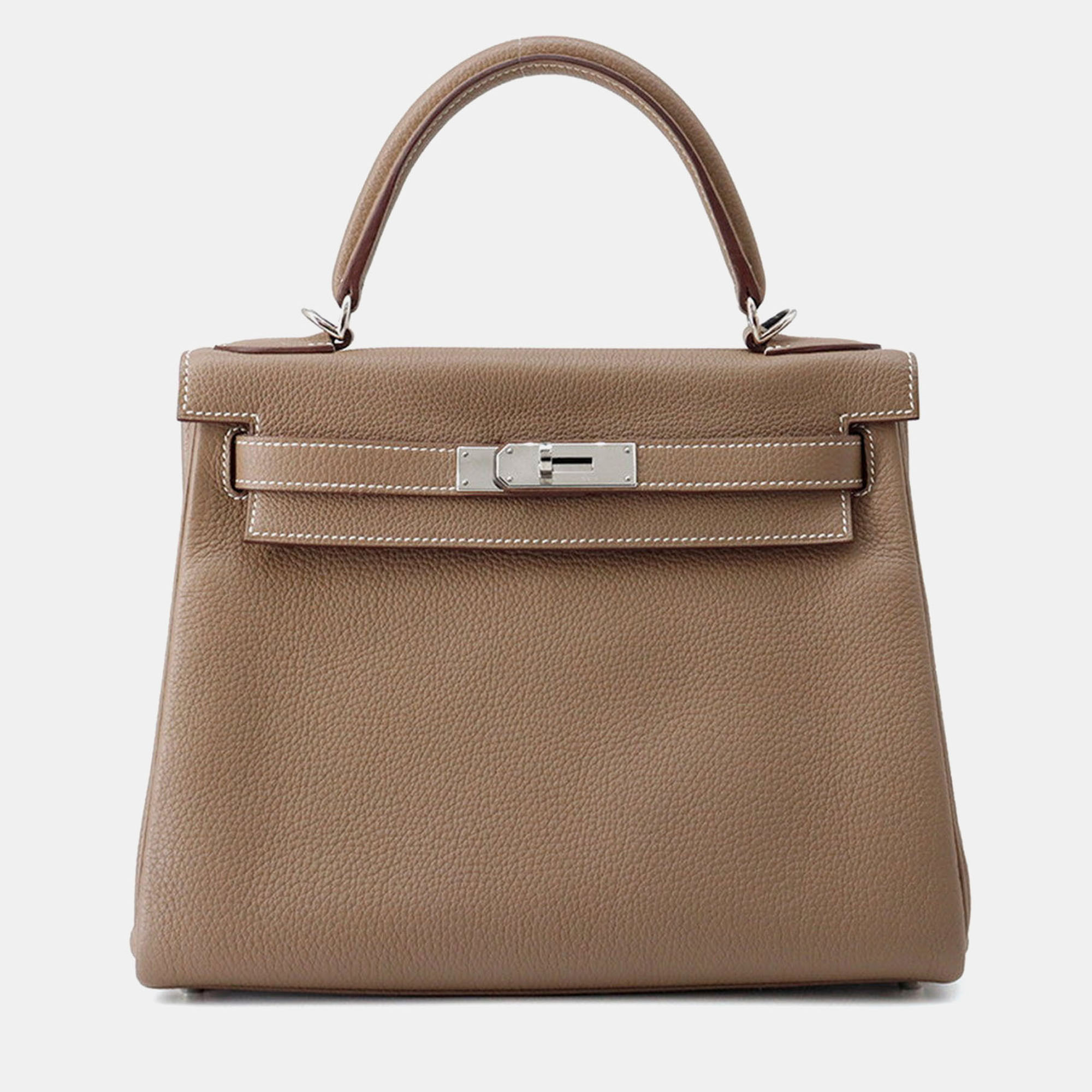 

Hermes Kelly Retourne Etoupe Togo Leather Size, Brown