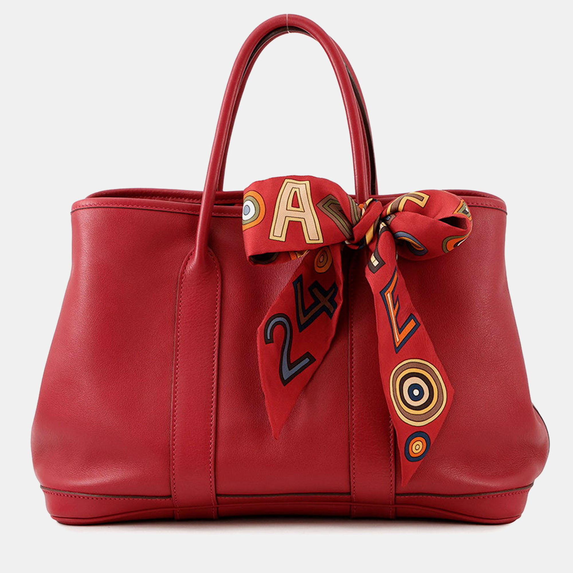 

Hermes Garden Twily Rouge Vif Swift Leather TPM, Red