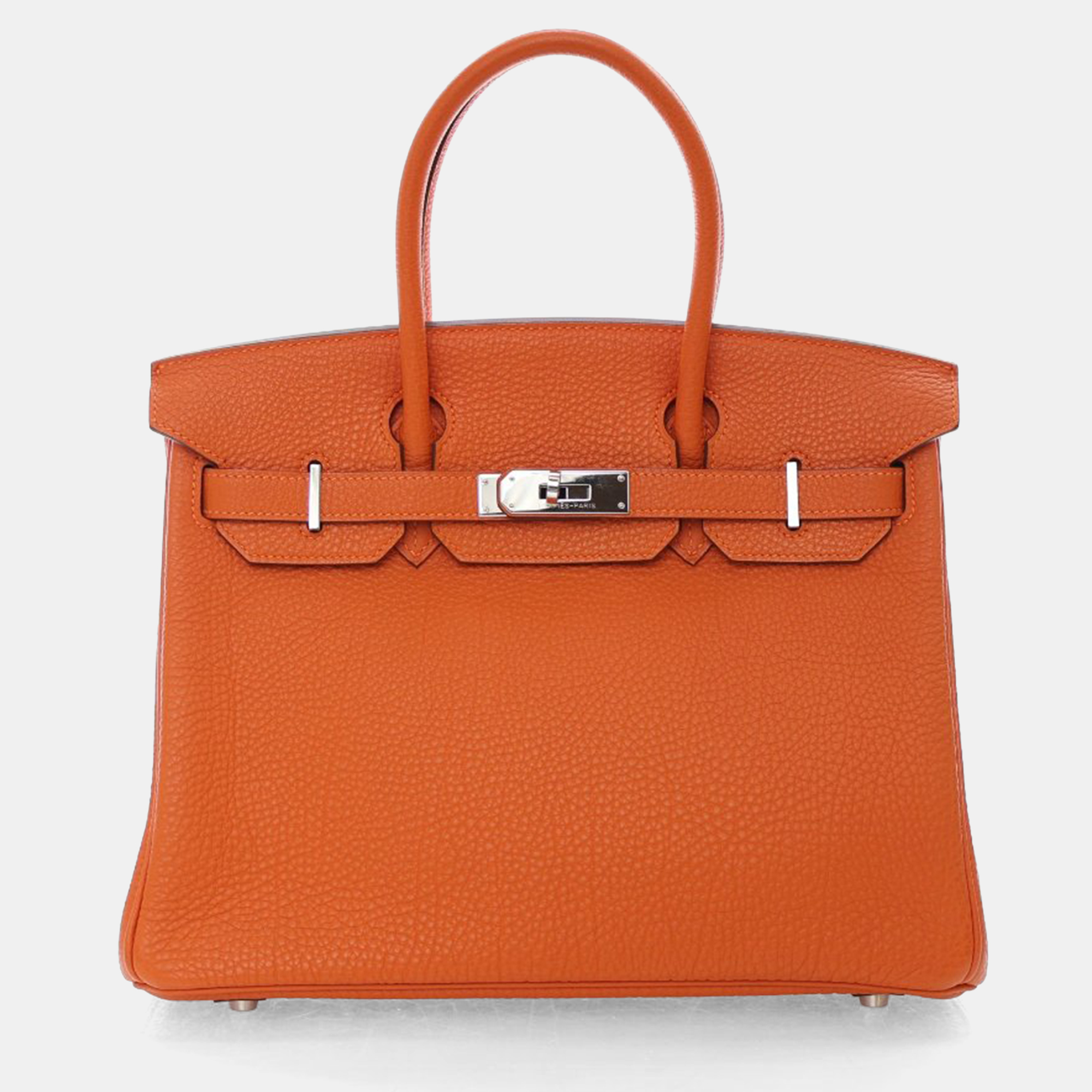 

Hermes Birkin 30 Orange Togo Bag