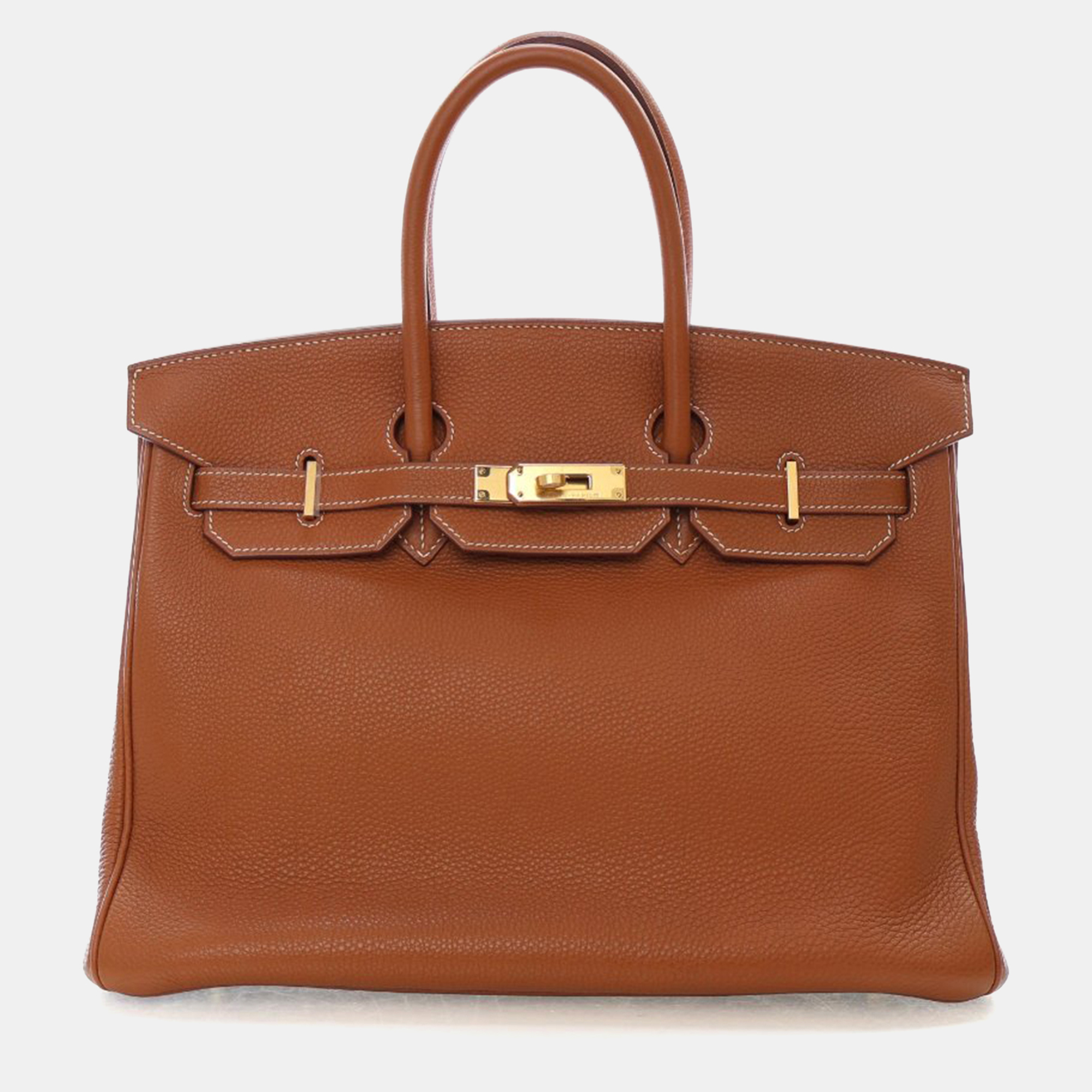 

Hermes Birkin 35 Gold Togo Bag, Brown