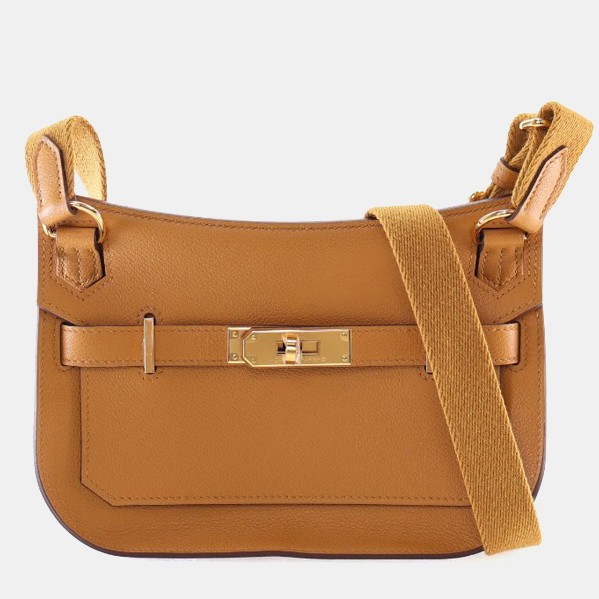 

Hermes Caramel Evercolor Mini Jypsiere, Brown
