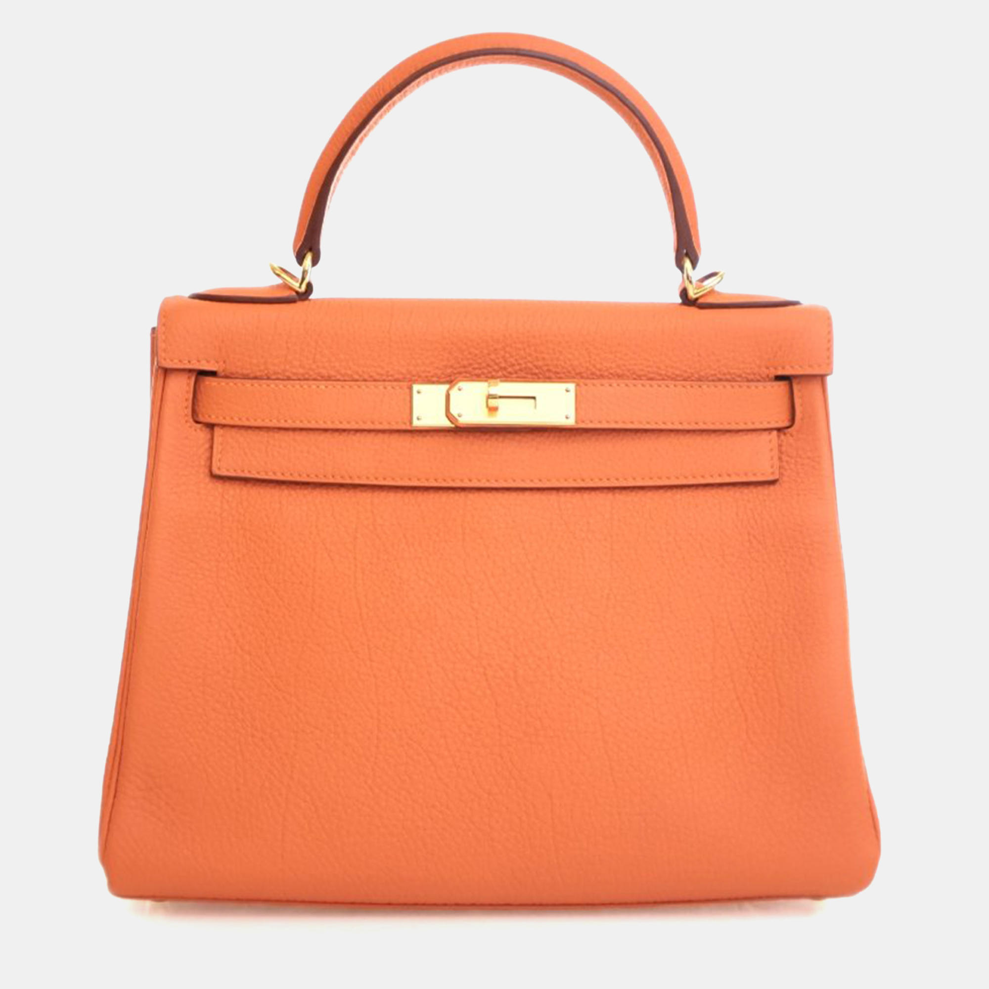 

Hermes Orange Hermes Togo Kelly 28