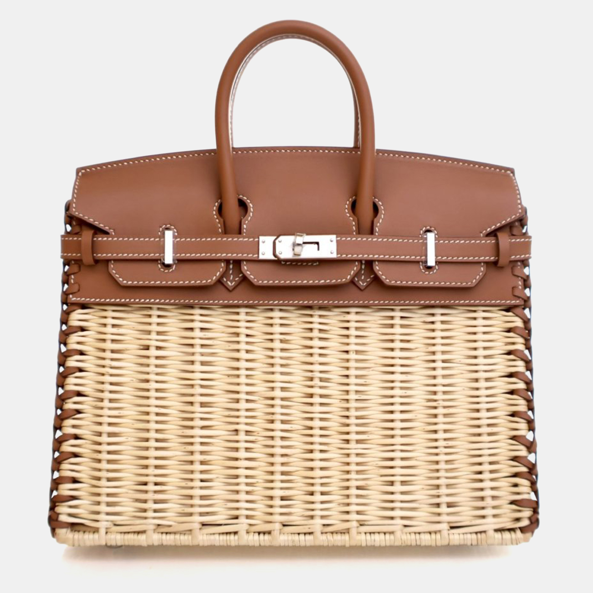 

Hermes Gold Swift Picnic Birkin 25, Beige