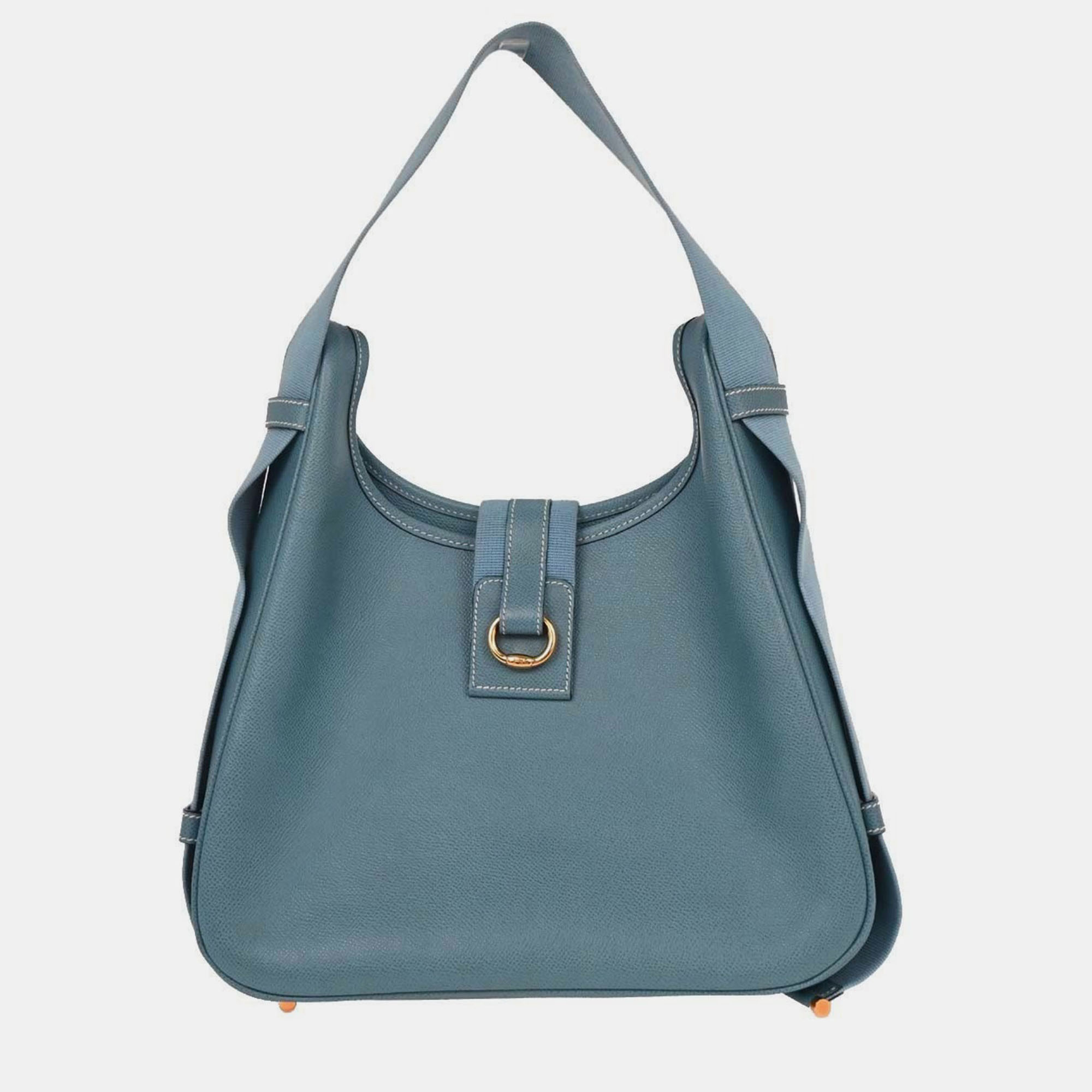 

Hermes Blue Jean Epsom Tsako Shoulder Bag