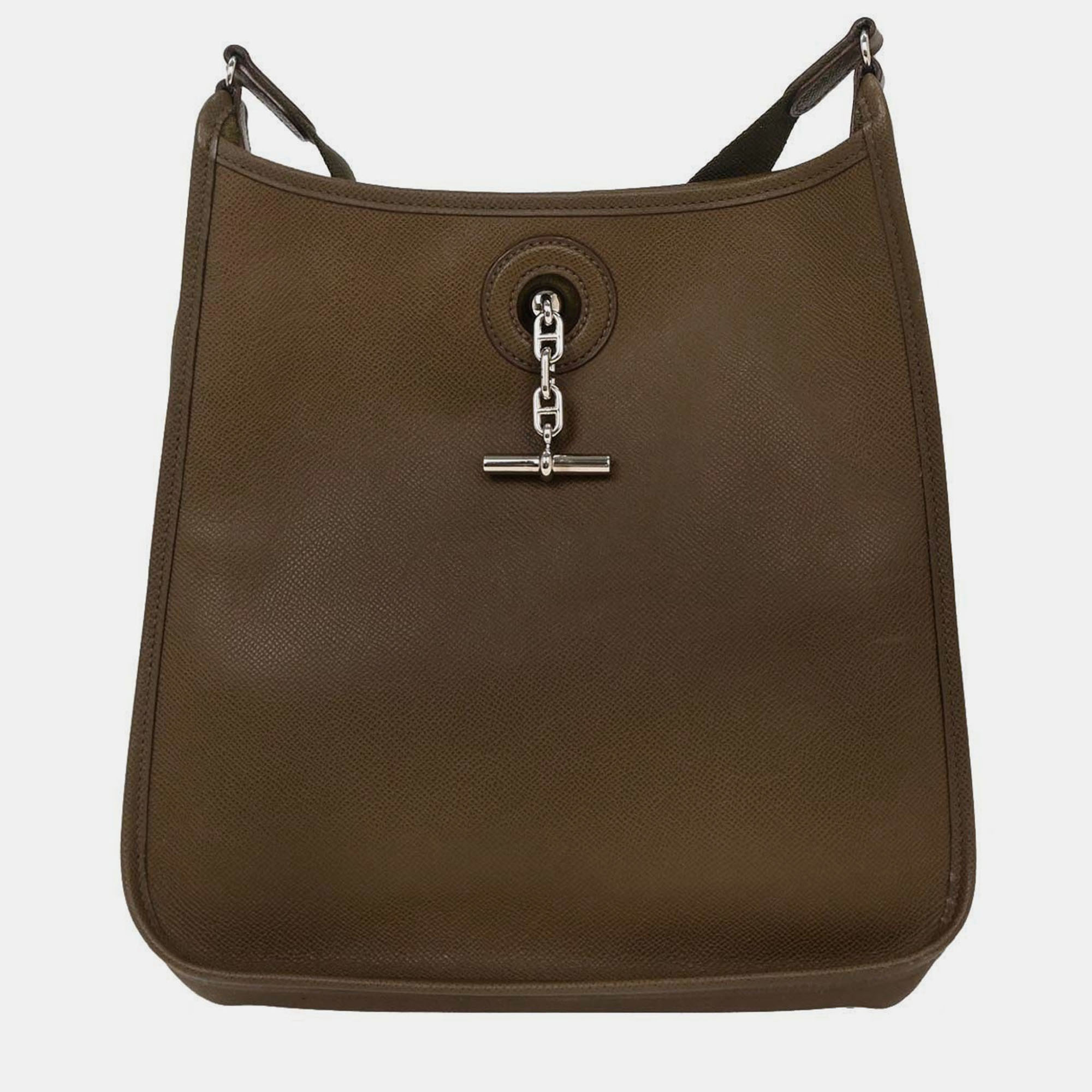 

Hermes Alezan Epsom Vespa PM Shoulder Bag, Brown