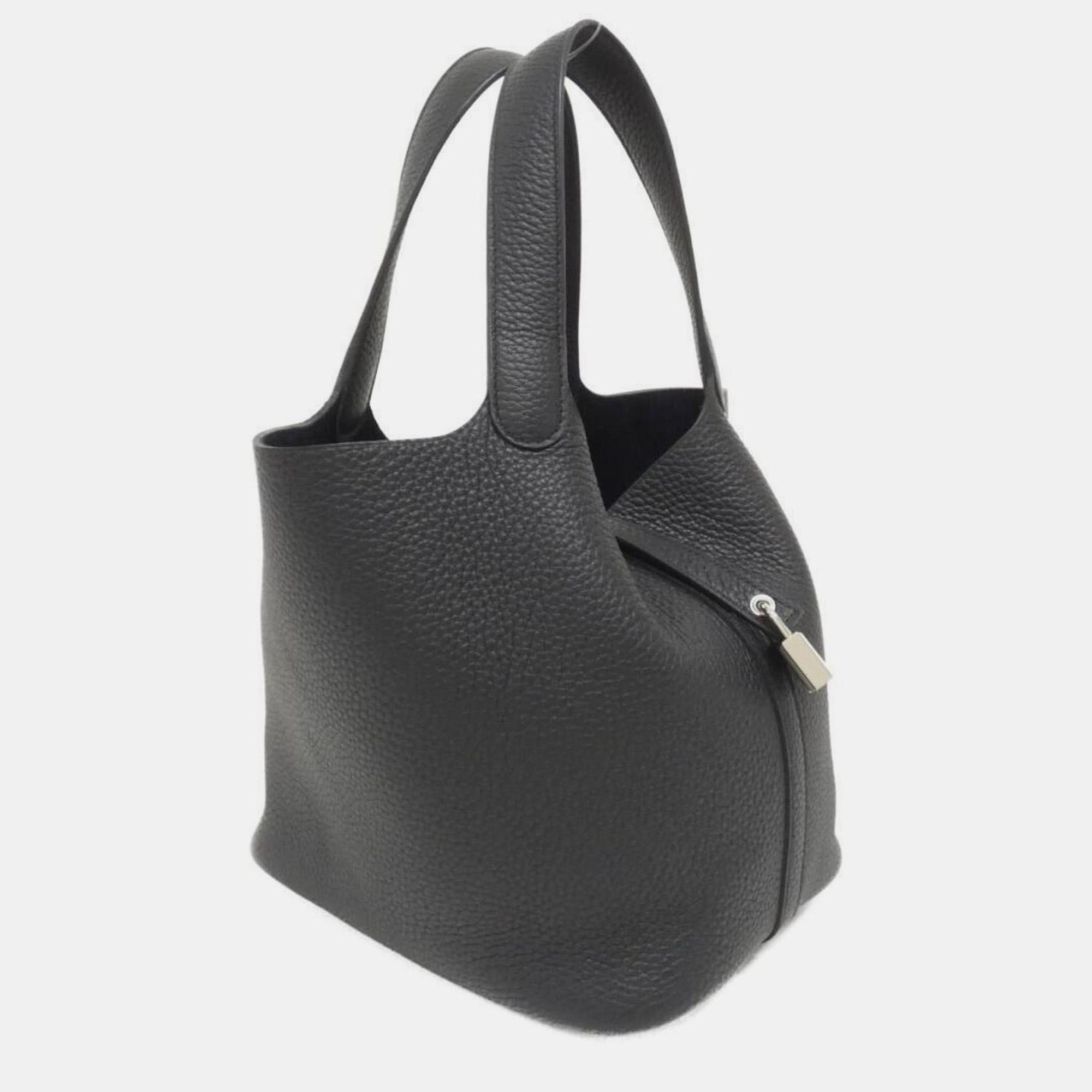

Hermes Picotin Lock 22 Handbag, Black