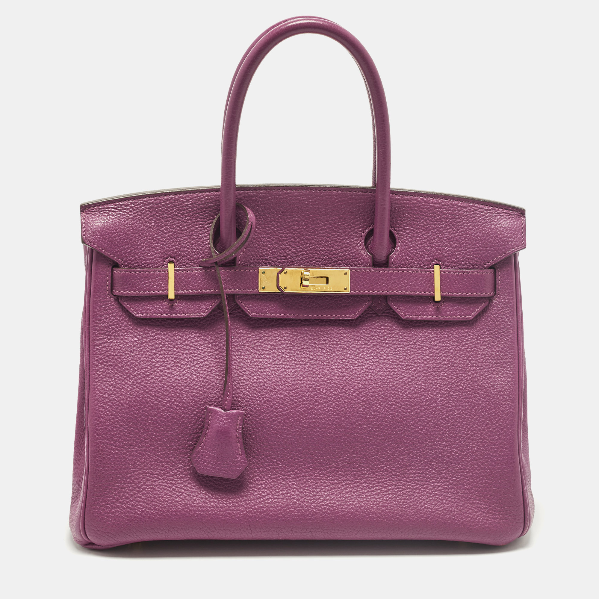 

Hermes Birkin 30 Anemone Togo Leather Gold Finish Bag, Pink