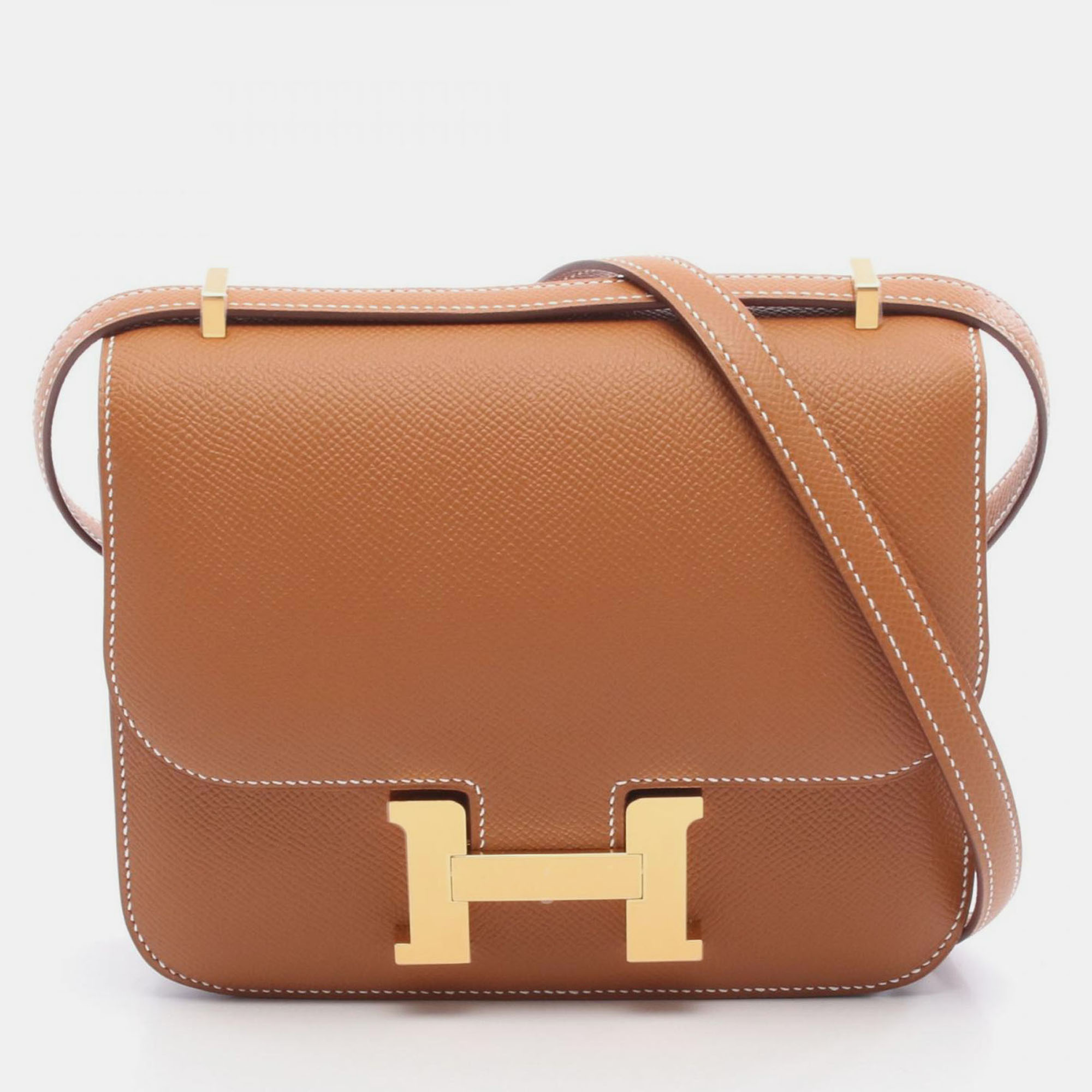 

Hermes Constance 18 Gold Epsom Leather Shoulder Bag