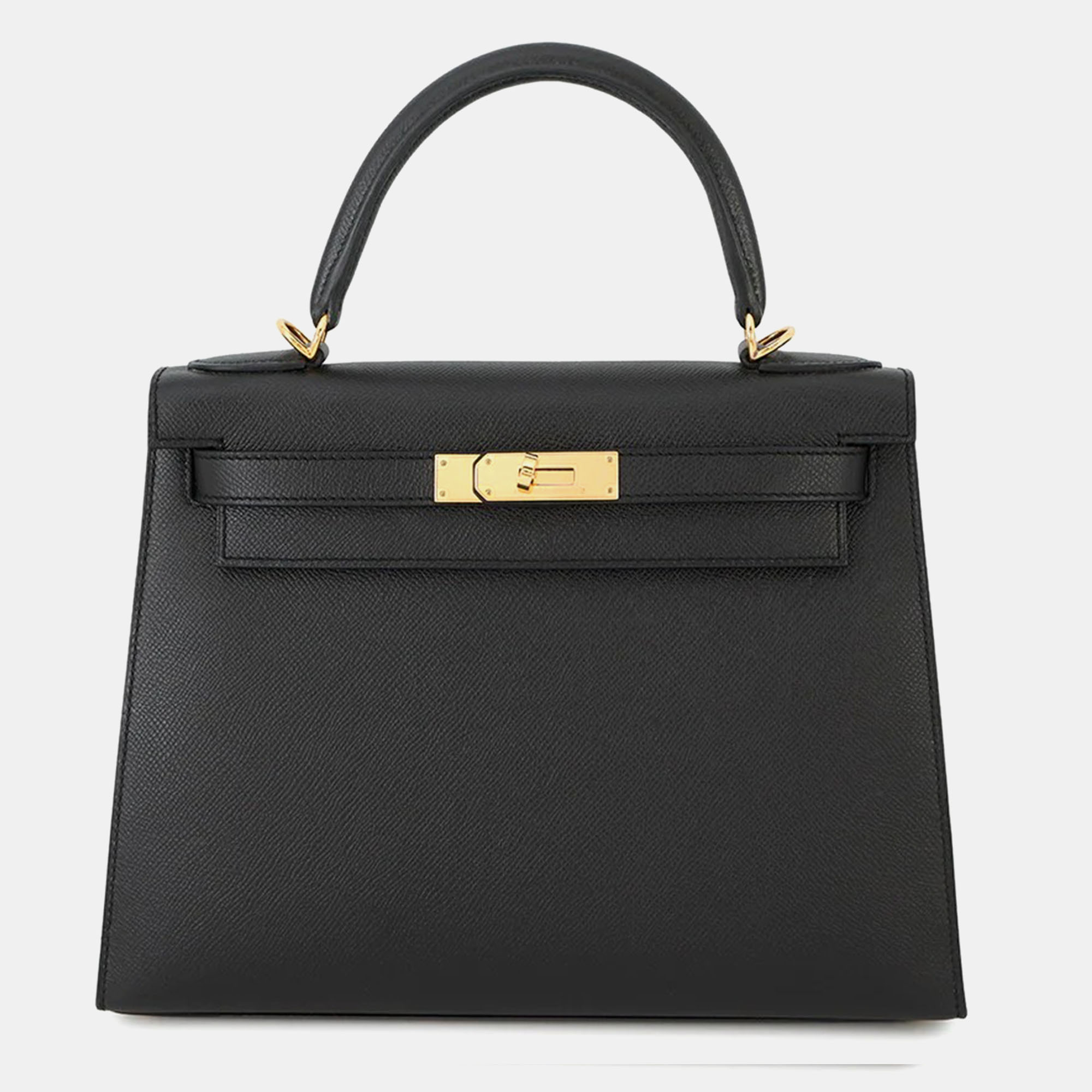 

Hermes Kelly Sellier Black Epsom Size