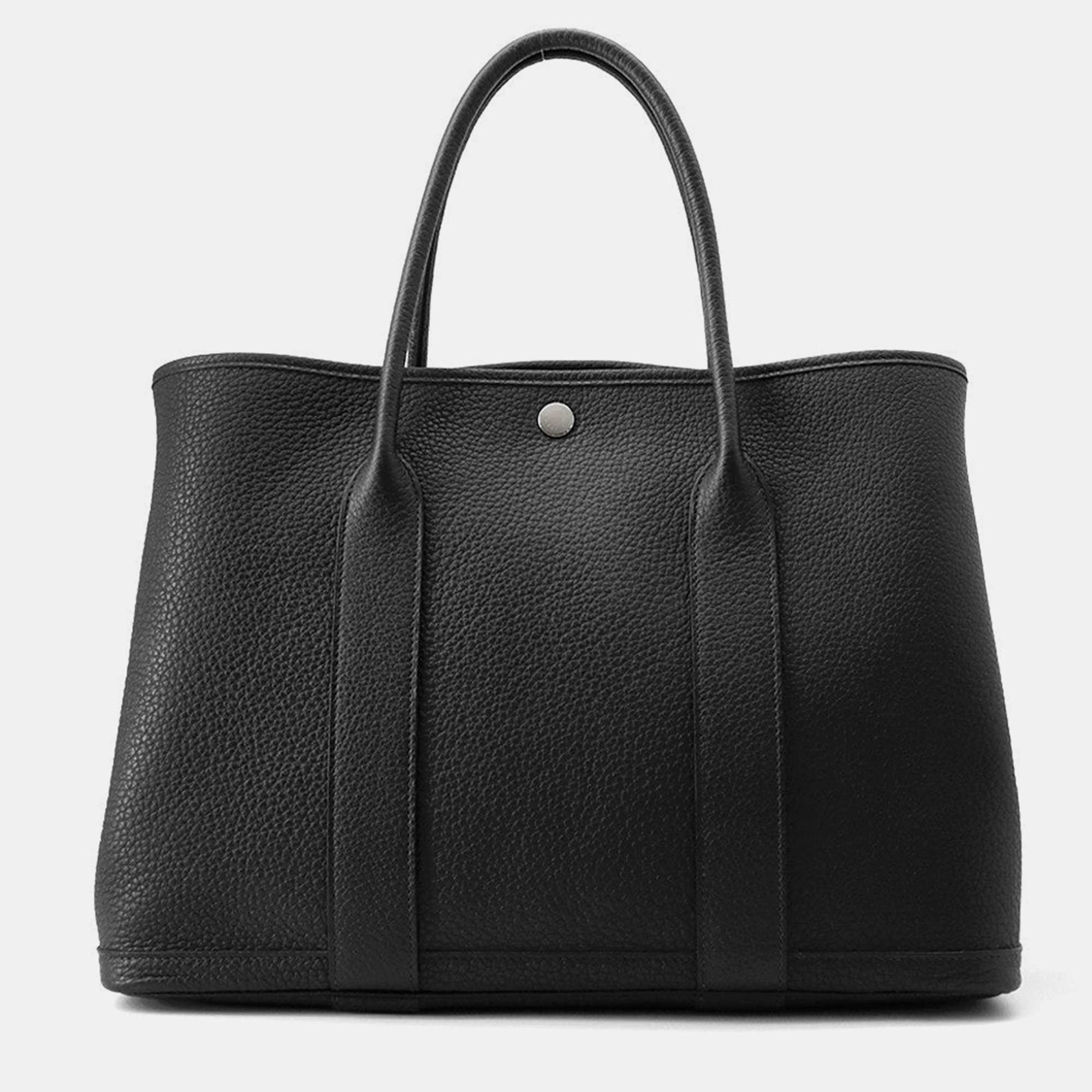 

Hermes Garden Party Black Negonda Leather PM