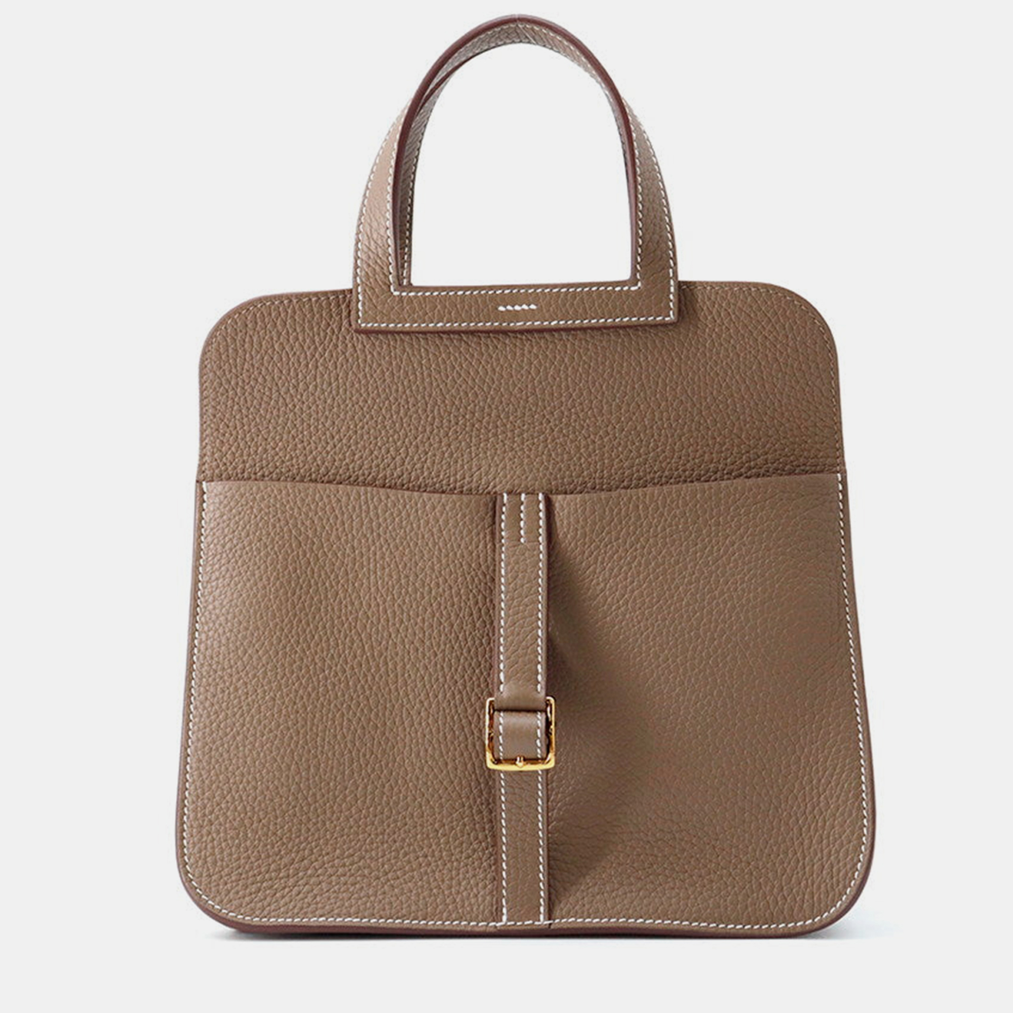 

Hermes Halzan Etup Taurillon Clemence Size, Brown
