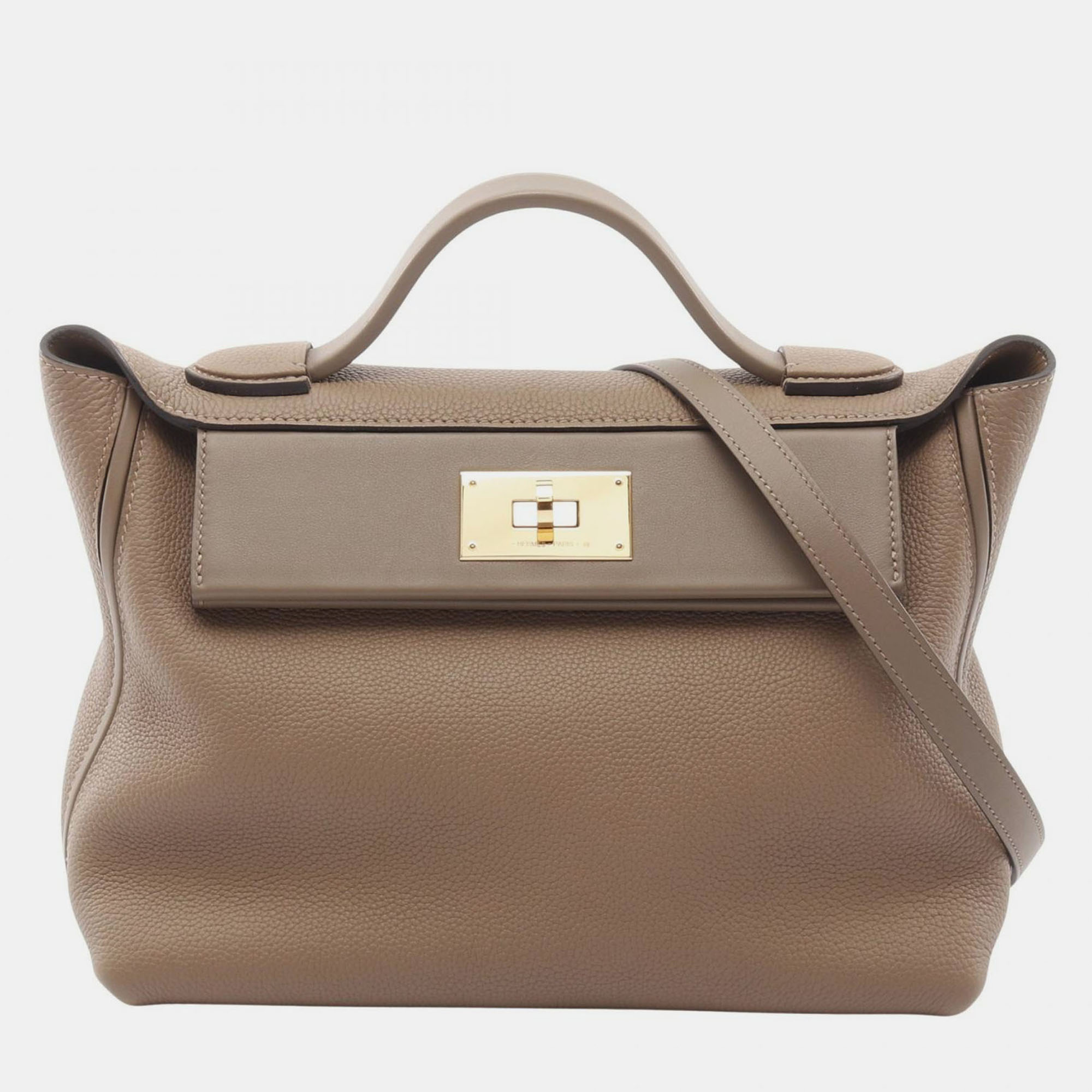 

Hermes 24/24 Beige Togo Leather Shoulder Bag