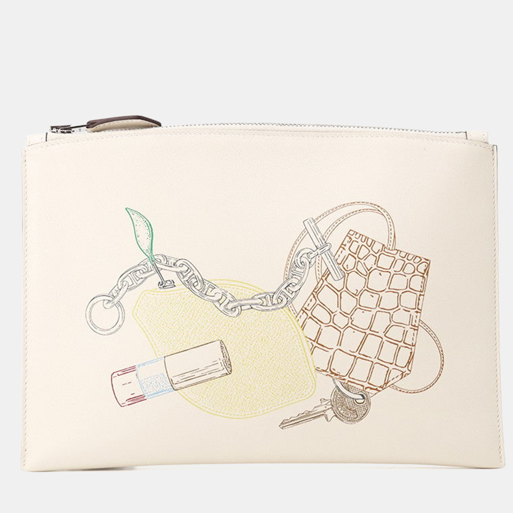 

Hermes Vid Ton Sac Nata Swift Leather Size Pm, Beige