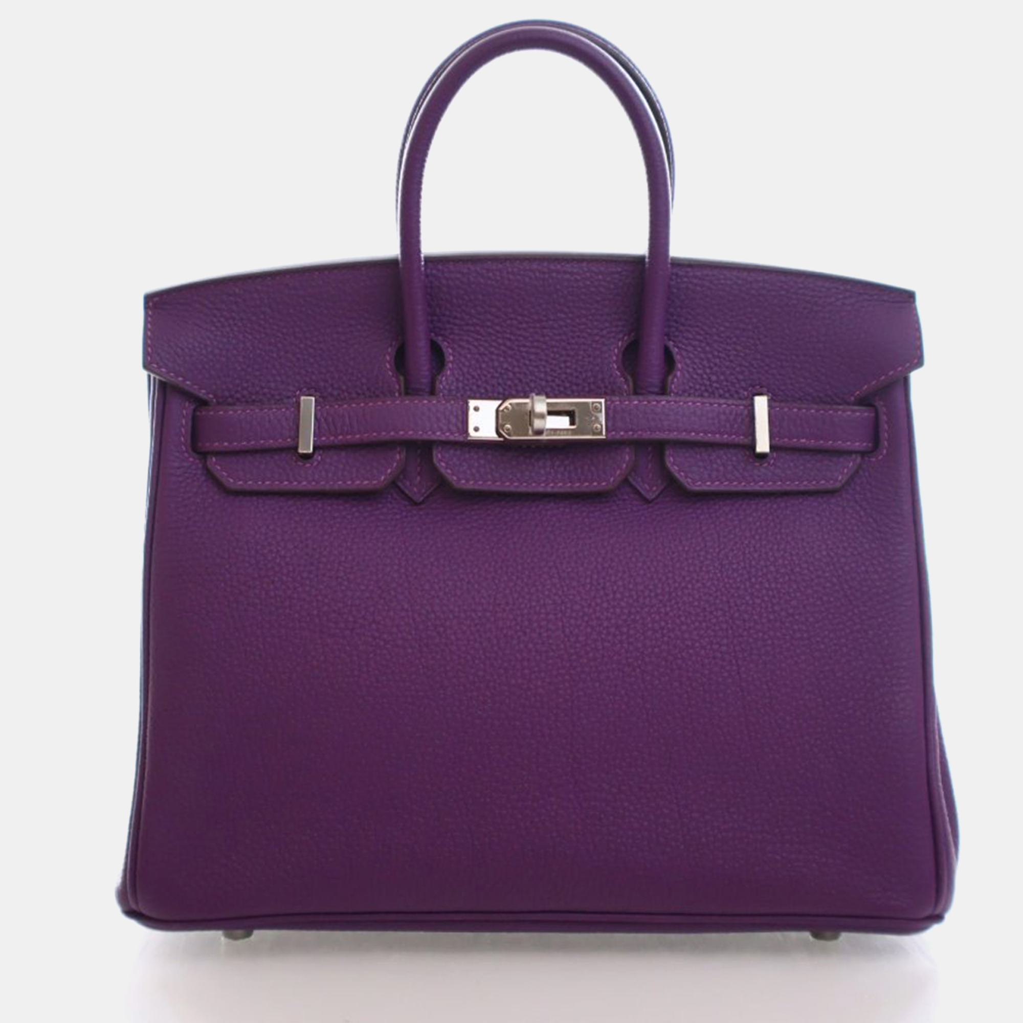 

Hermes Anemone Togo Birkin 25, Purple