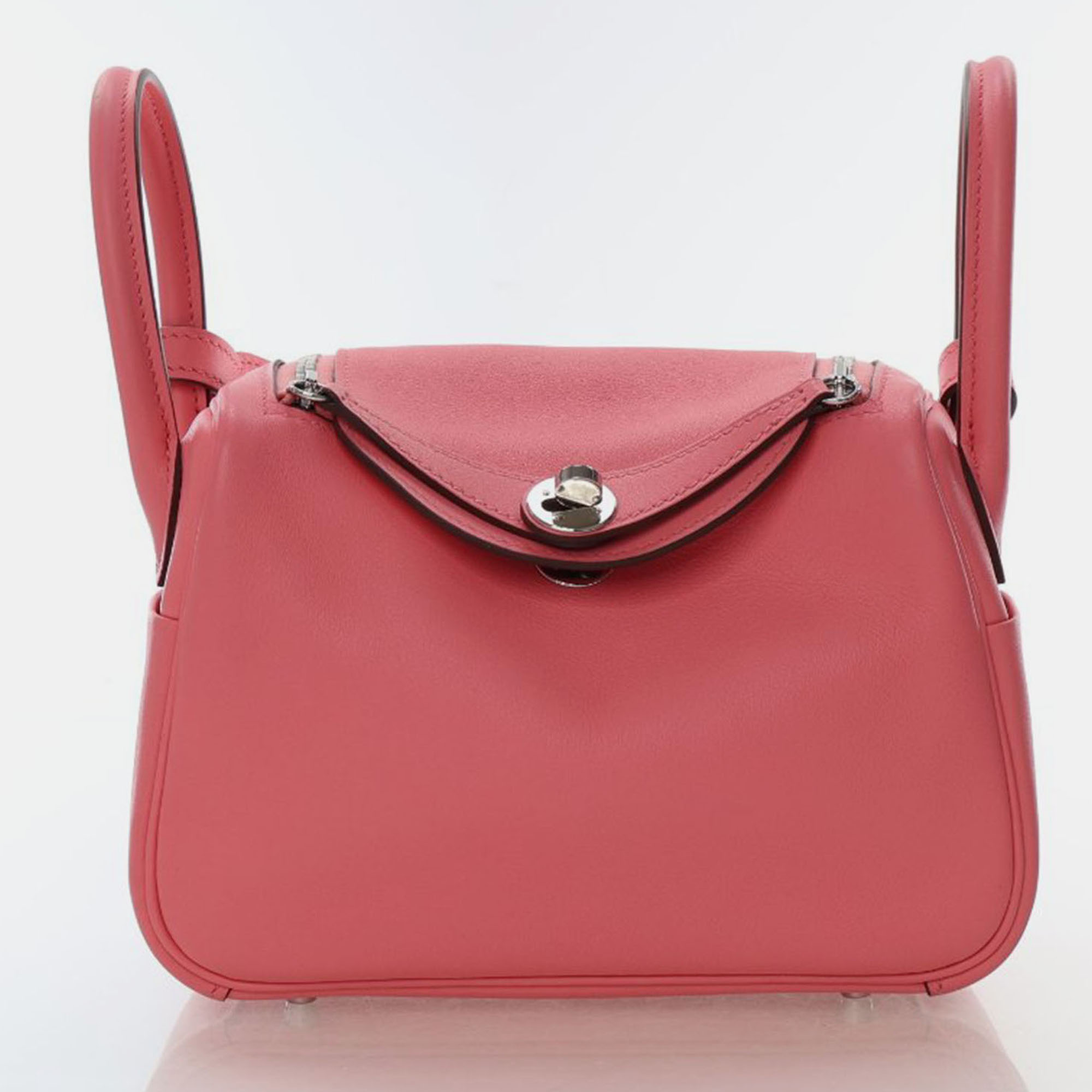 

Hermes Rose d'ete Swift Mini Lindy 20, Pink