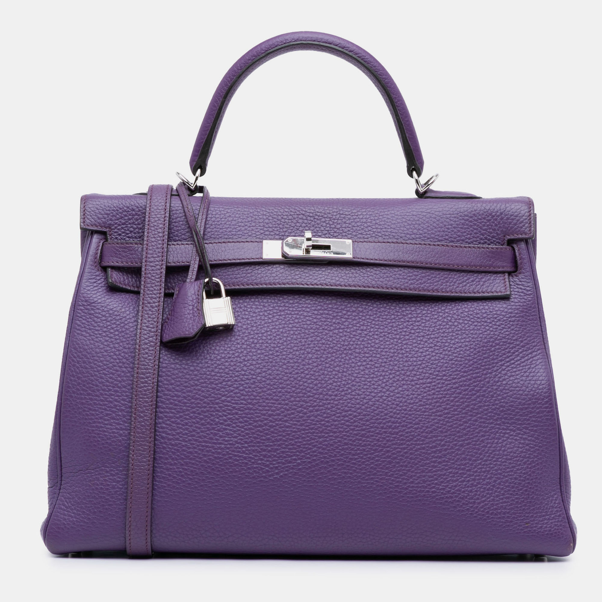 

Hermes Kelly II Retourne 35 Purple Togo Bag