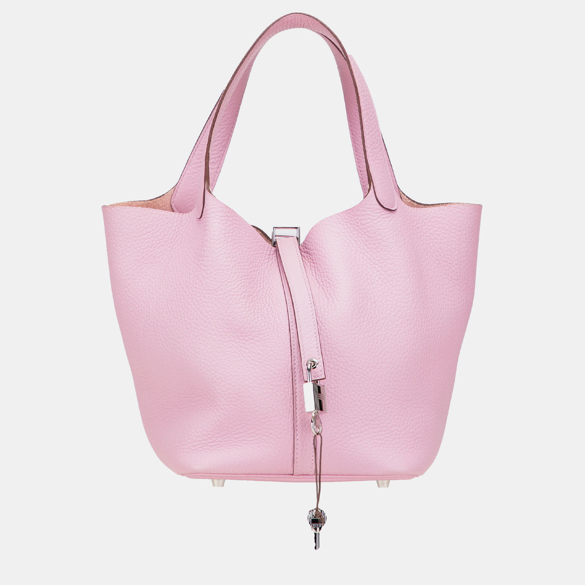 

Hermes Picotin Lock 22 Pink Clemence Bag