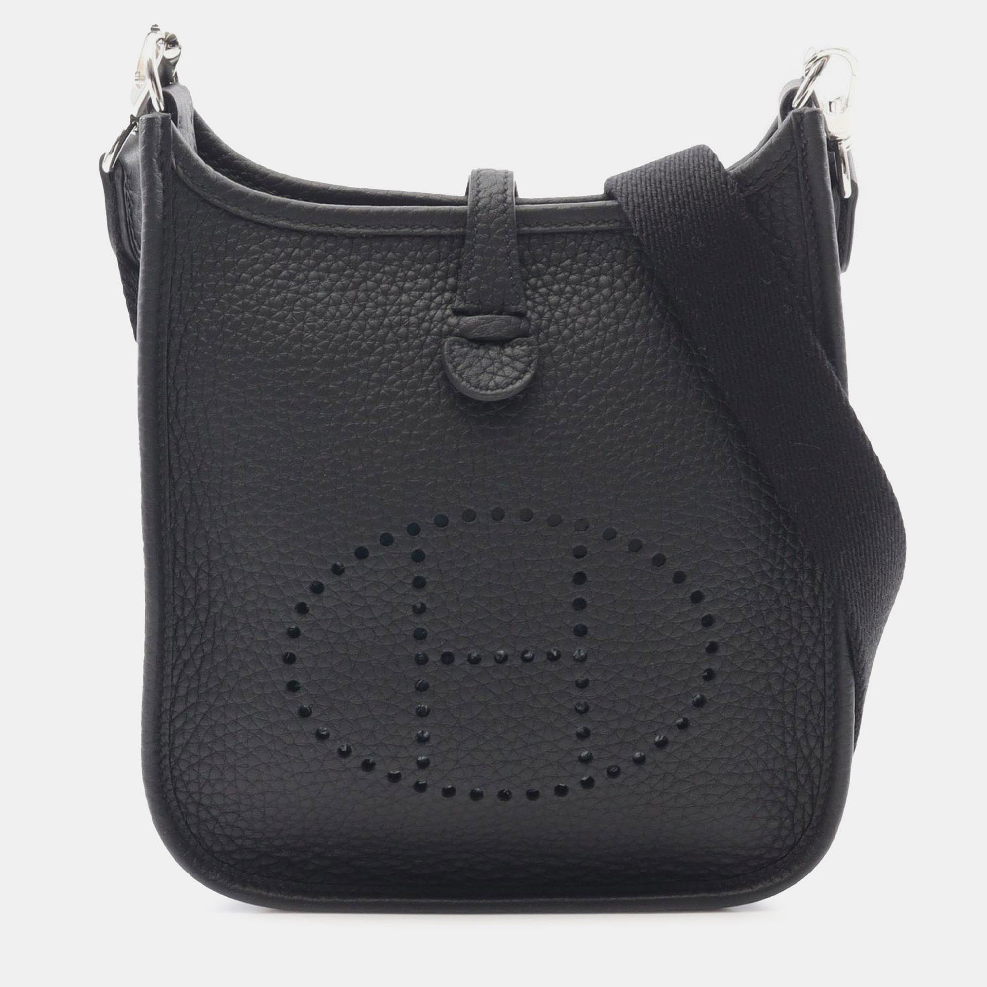 

Hermes Black Hermes Evelyne I TPM Black Taurillon Bag