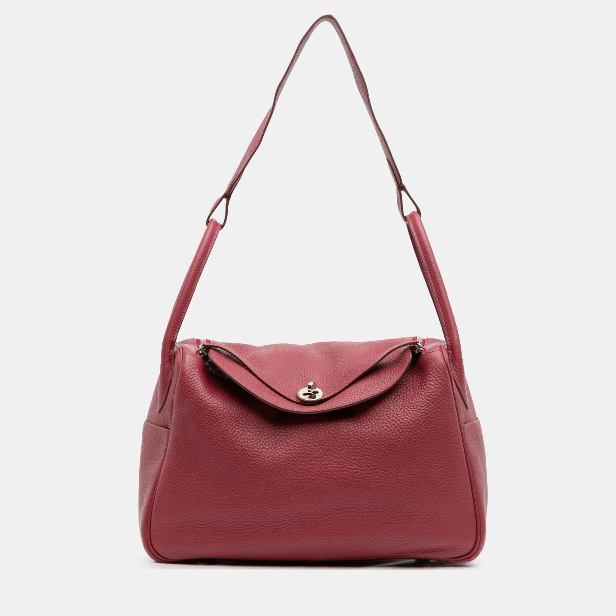 

Hermes Lindy 34 Red Clemence Bag
