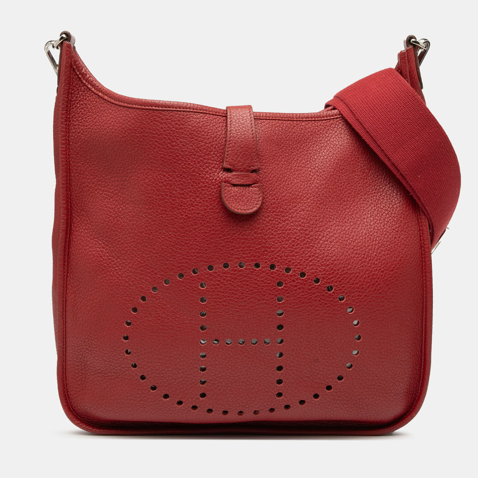

Hermes Evelyne III 33 Red Togo Bag