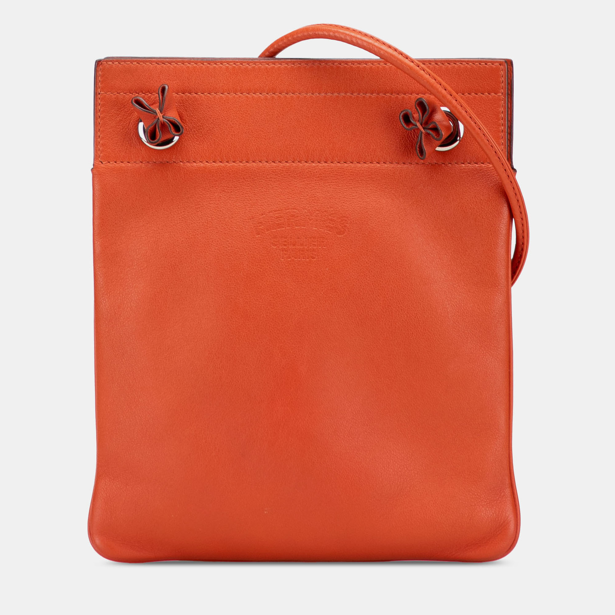 

Hermes Orange Mini Swift Aline Bag
