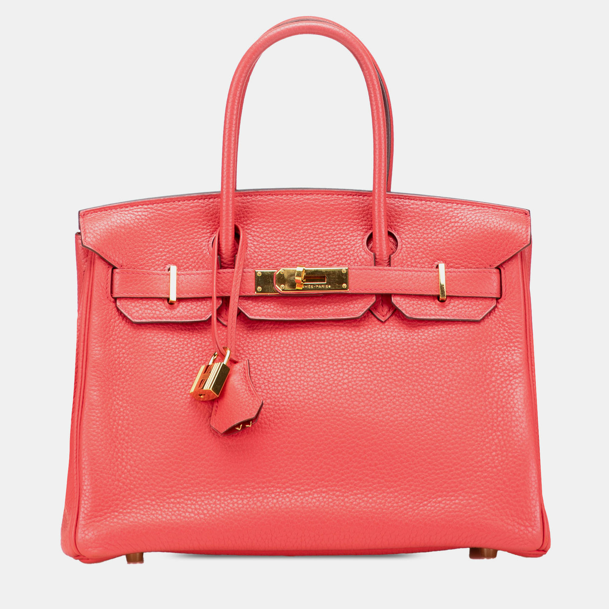 

Hermes Pink Clemence Birkin Retourne 30