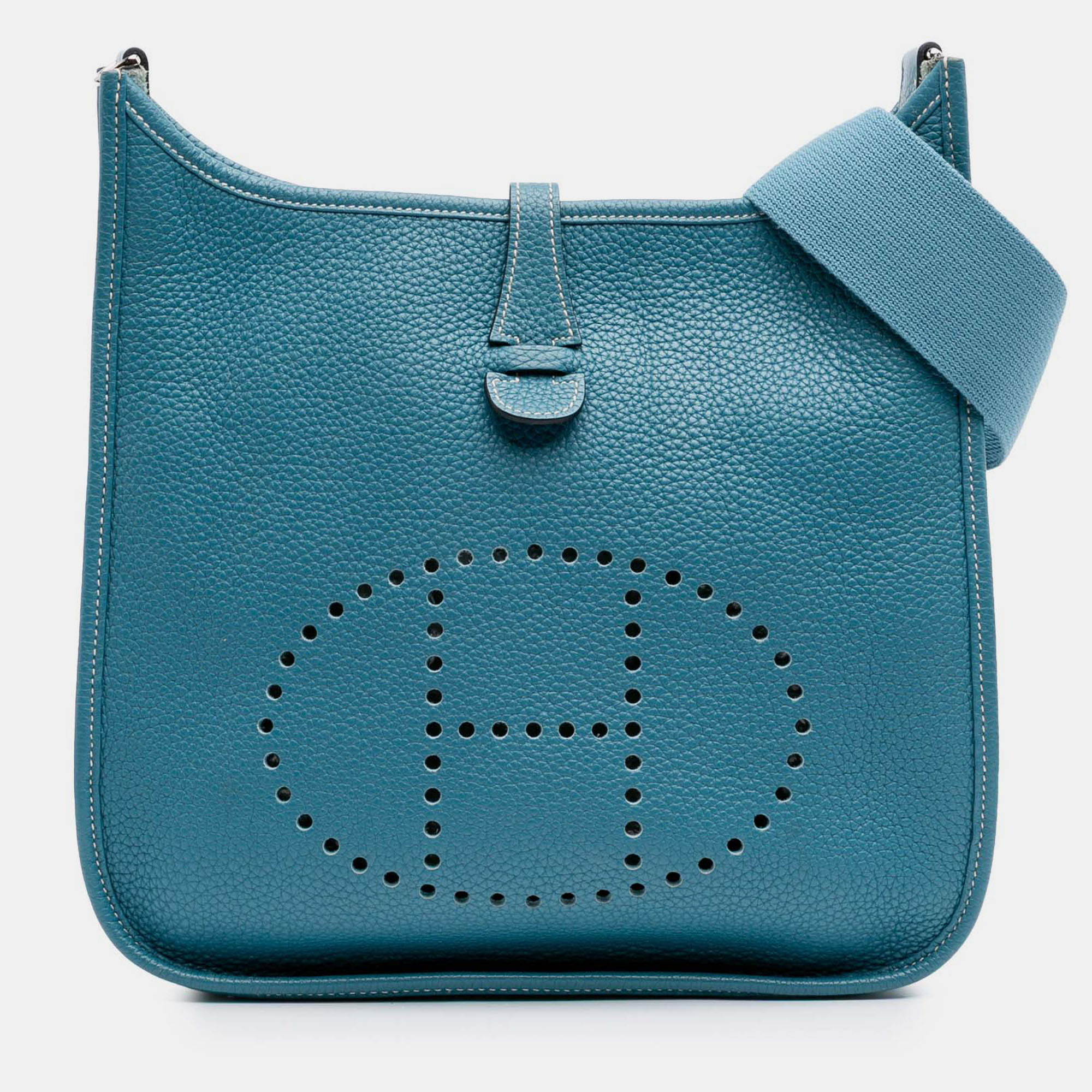 

Hermes Blue Clemence Evelyne III 29