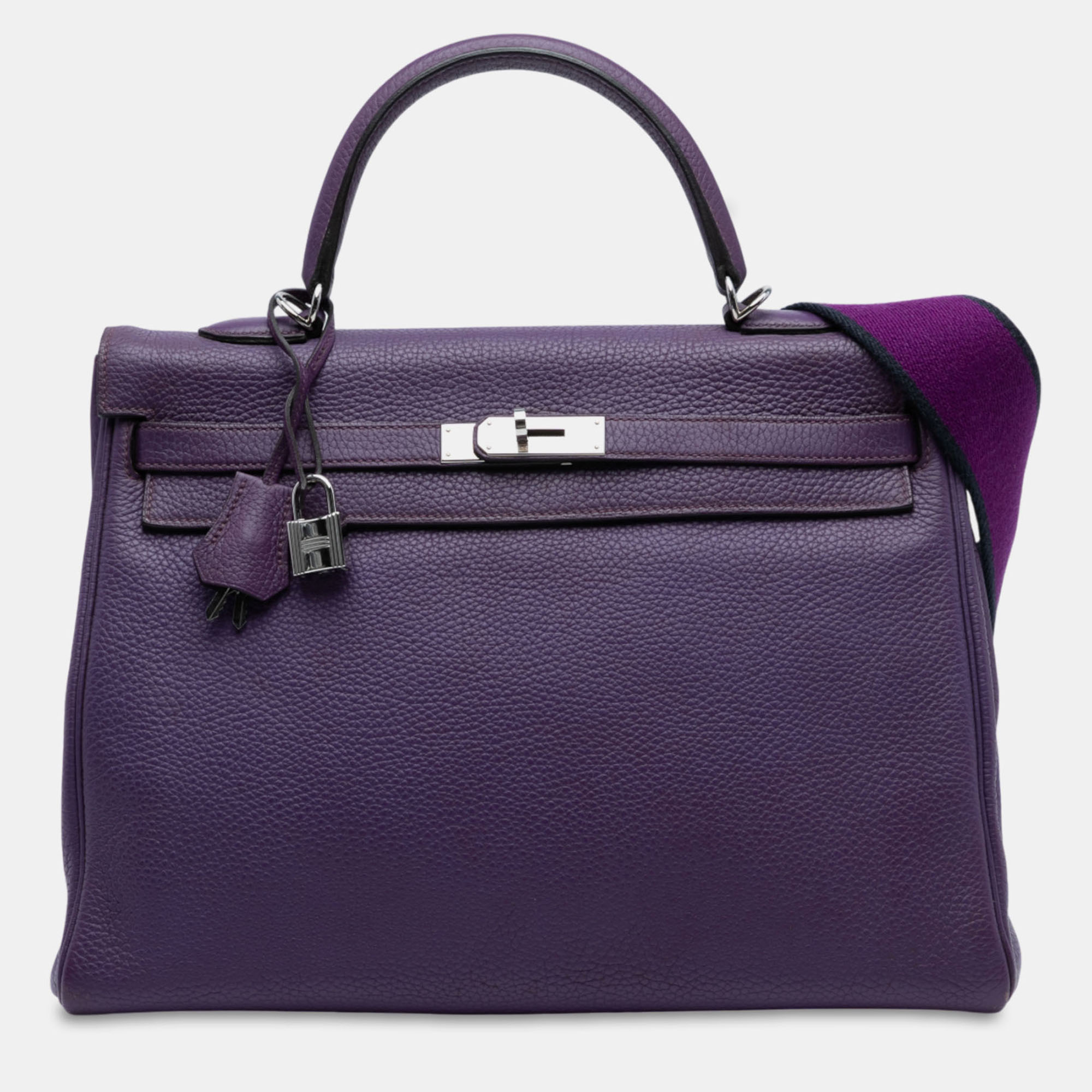 

Hermes Ultraviolet Togo Kelly II Retourne 35, Purple