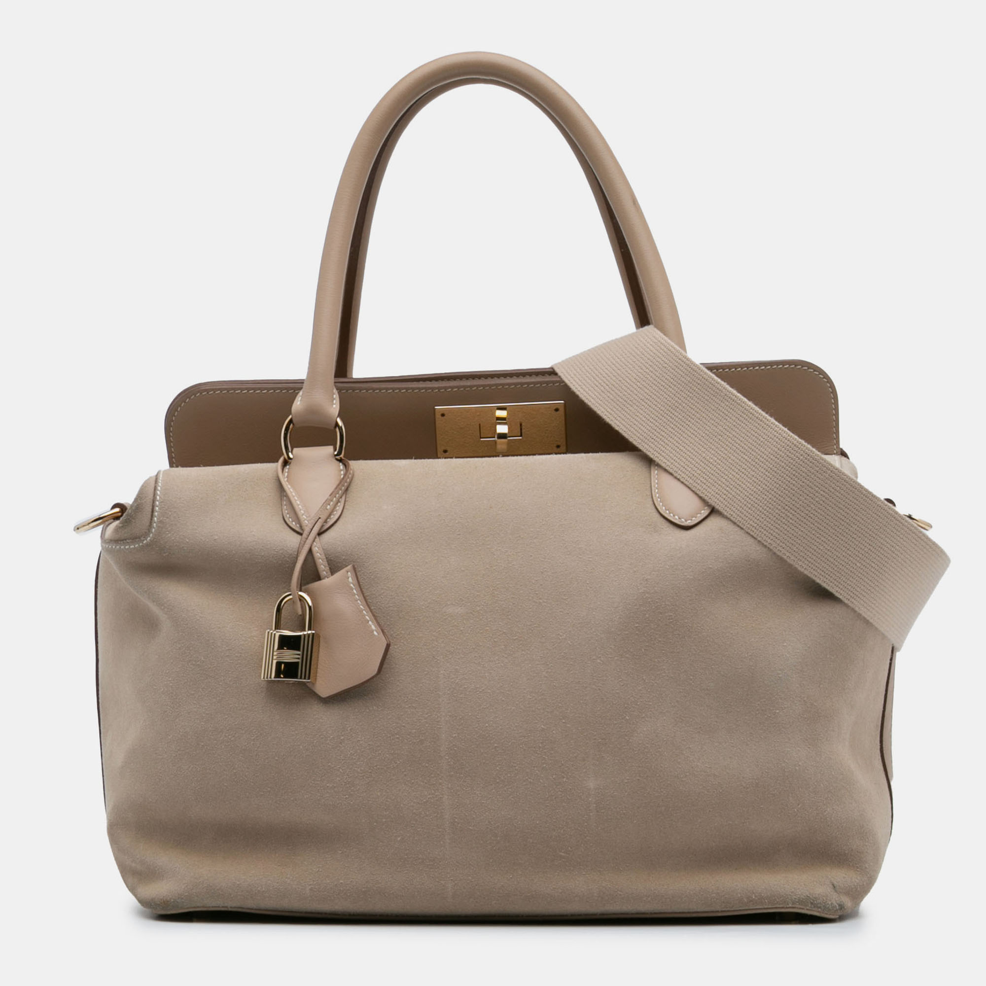 

Hermes Argile Veau Grizzly and Swift Toolbox 33, Brown