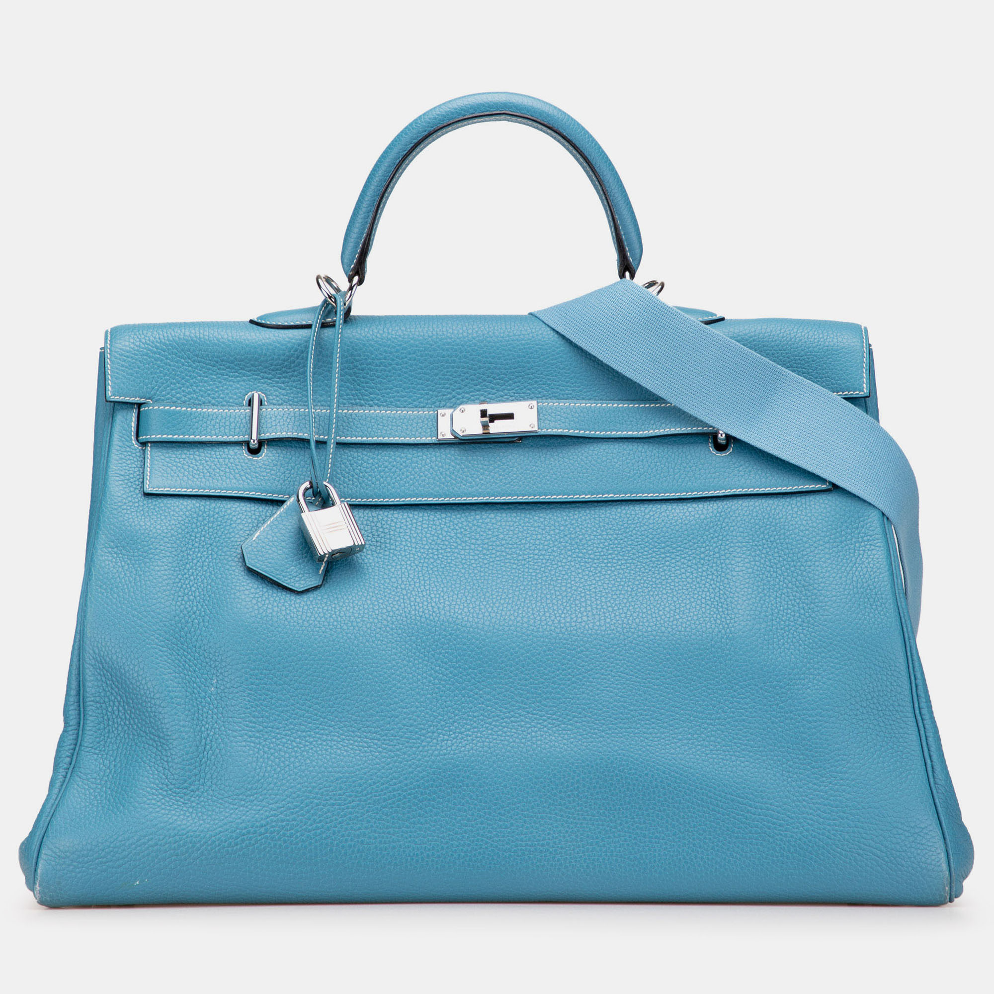 

Hermes Blue Jean Clemence Kelly II Relax 50 Voyage