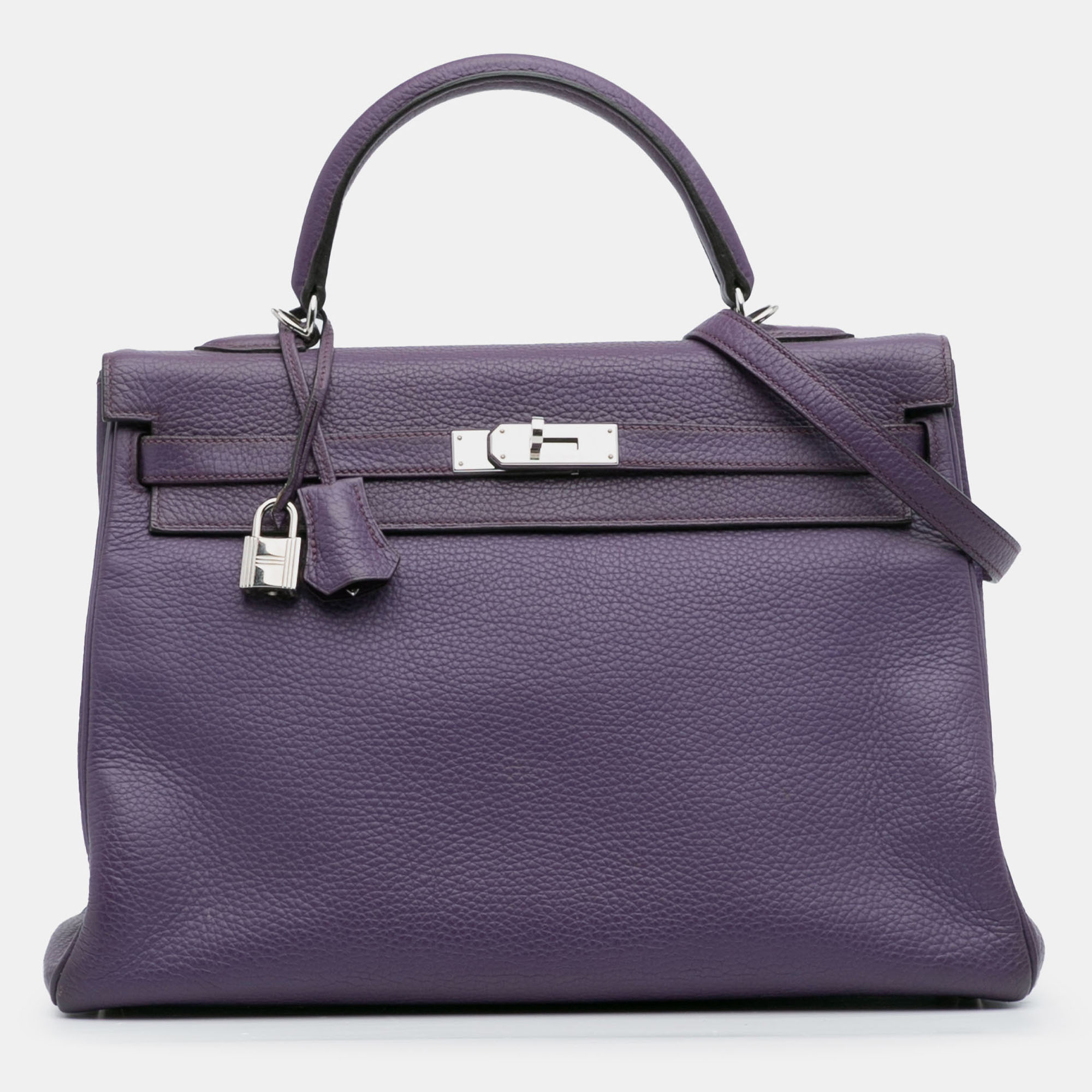 

Hermes Ultraviolet Togo Kelly II Retourne 35, Purple