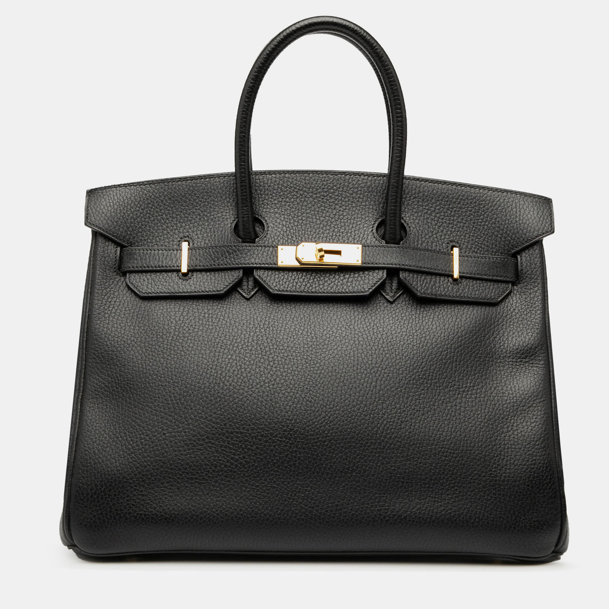 

Hermes Black Ardennes Birkin Retourne 35