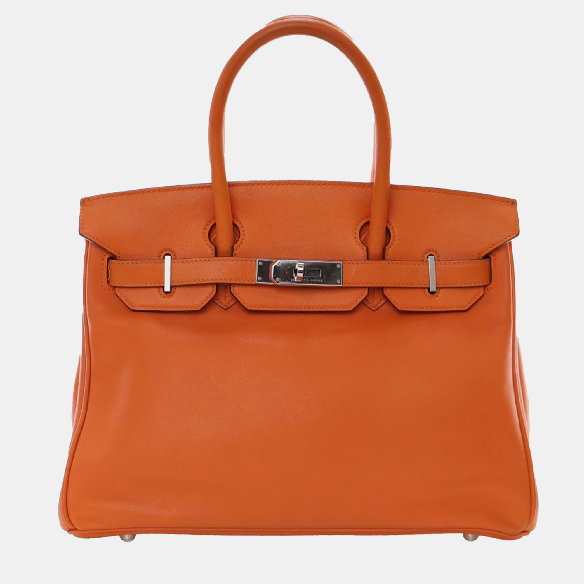 

Hermes Orange Swift Birkin Retourne 30