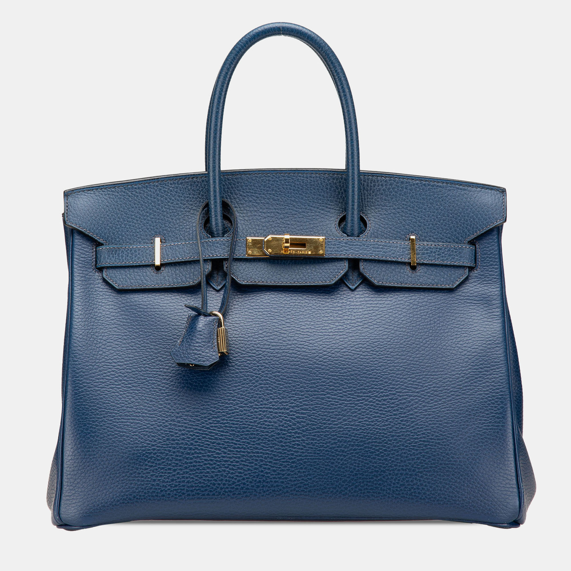 

Hermes Blue Togo Birkin Retourne 35