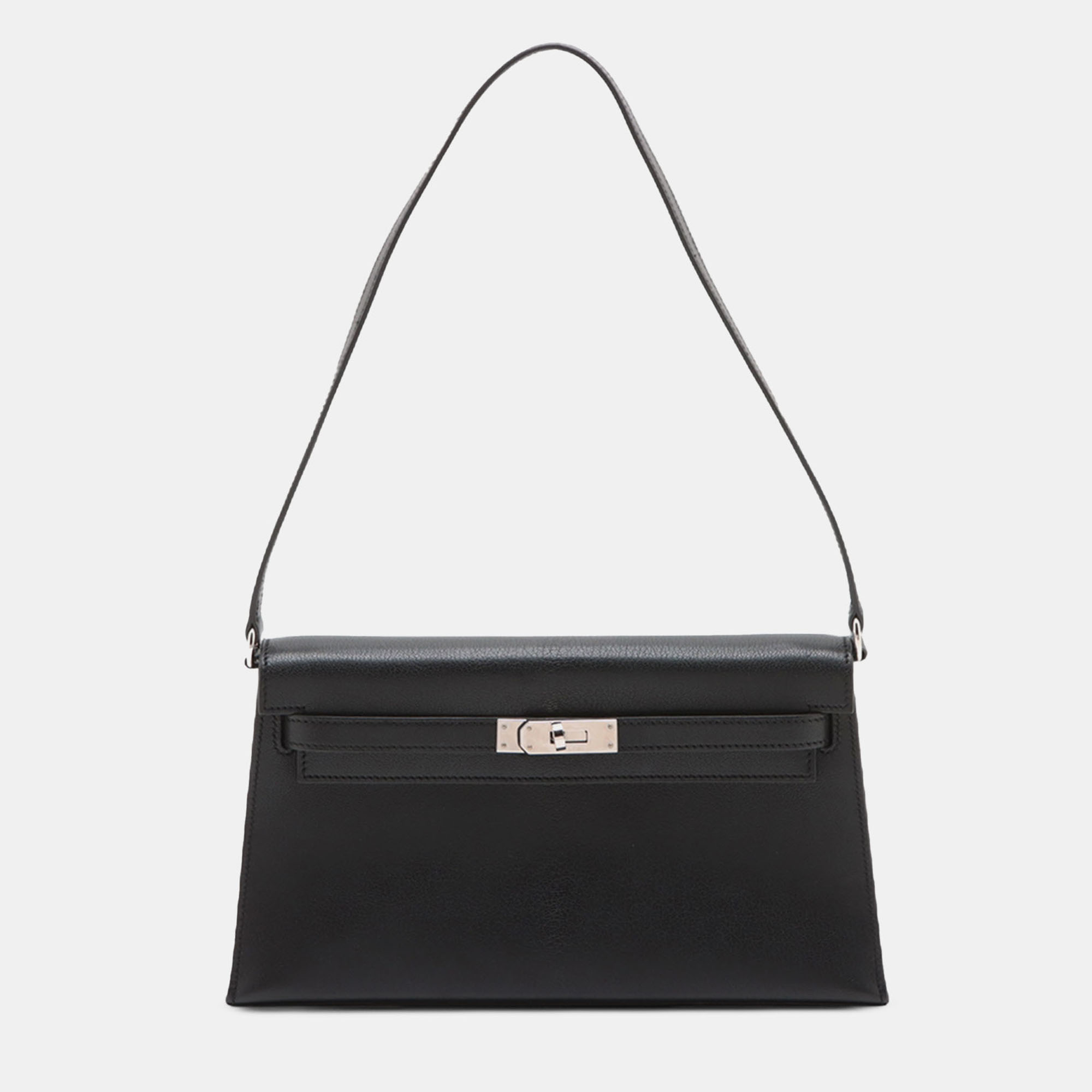 

Hermes Black Chevre Chamkila Kelly Elan