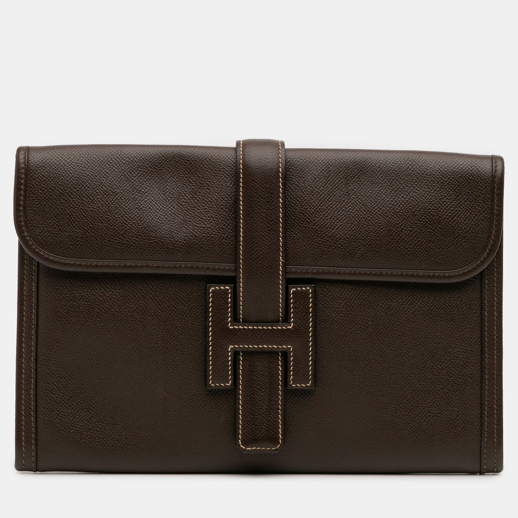 

Hermes Brown Epsom Jige PM