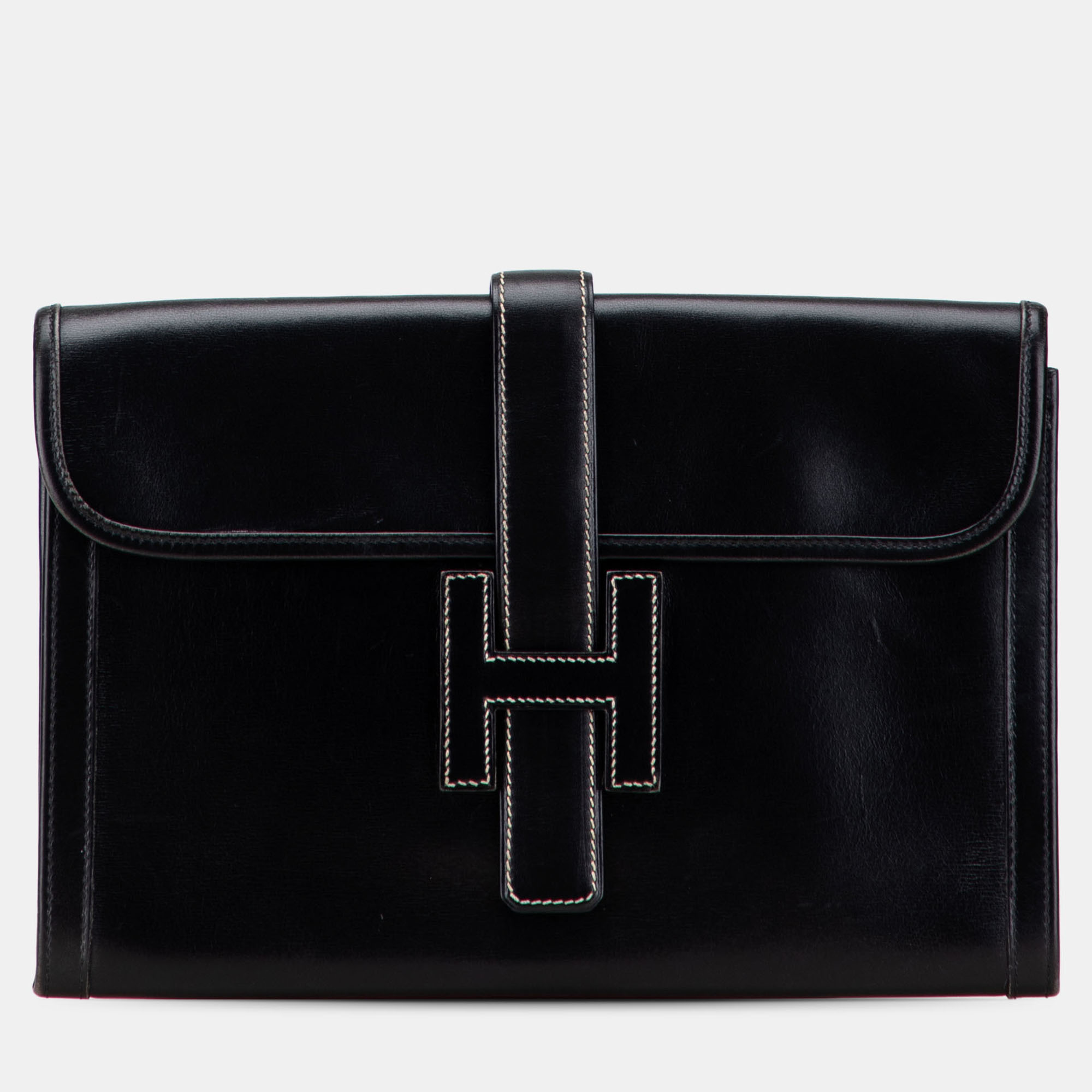 

Hermes Black Box Calf Jige 29