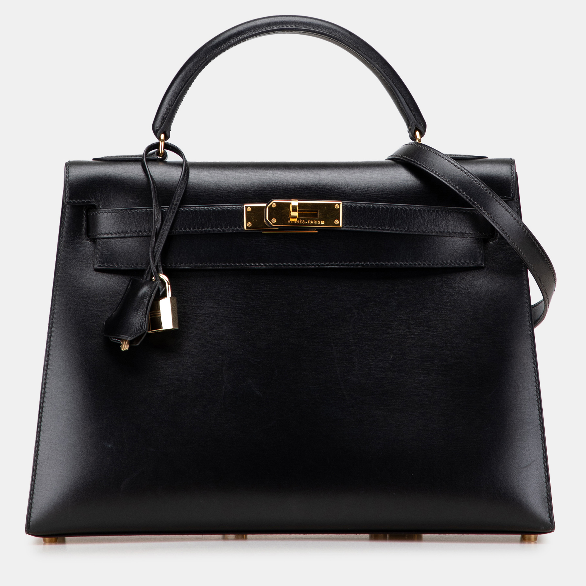 

Hermes Black Box Calf Kelly Sellier 32